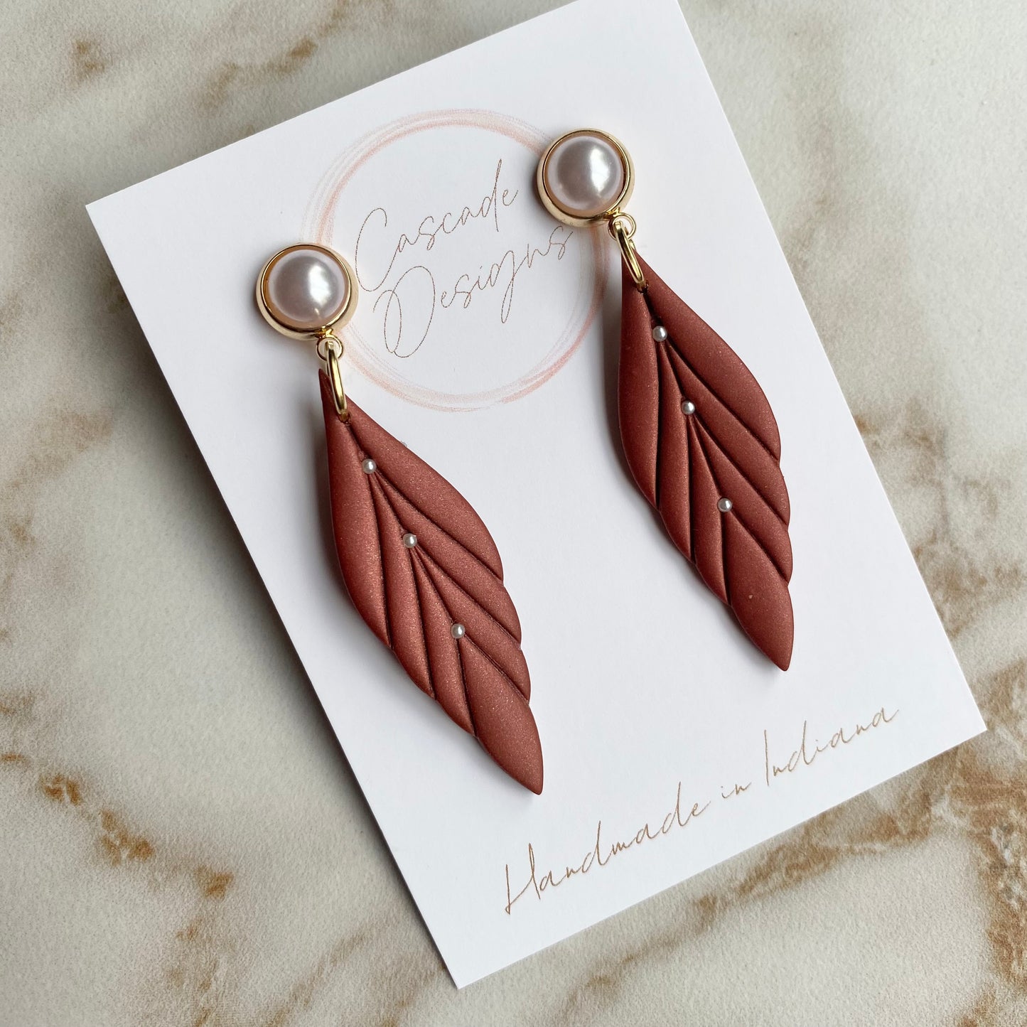 The Elena | Pearl Drop Earrings