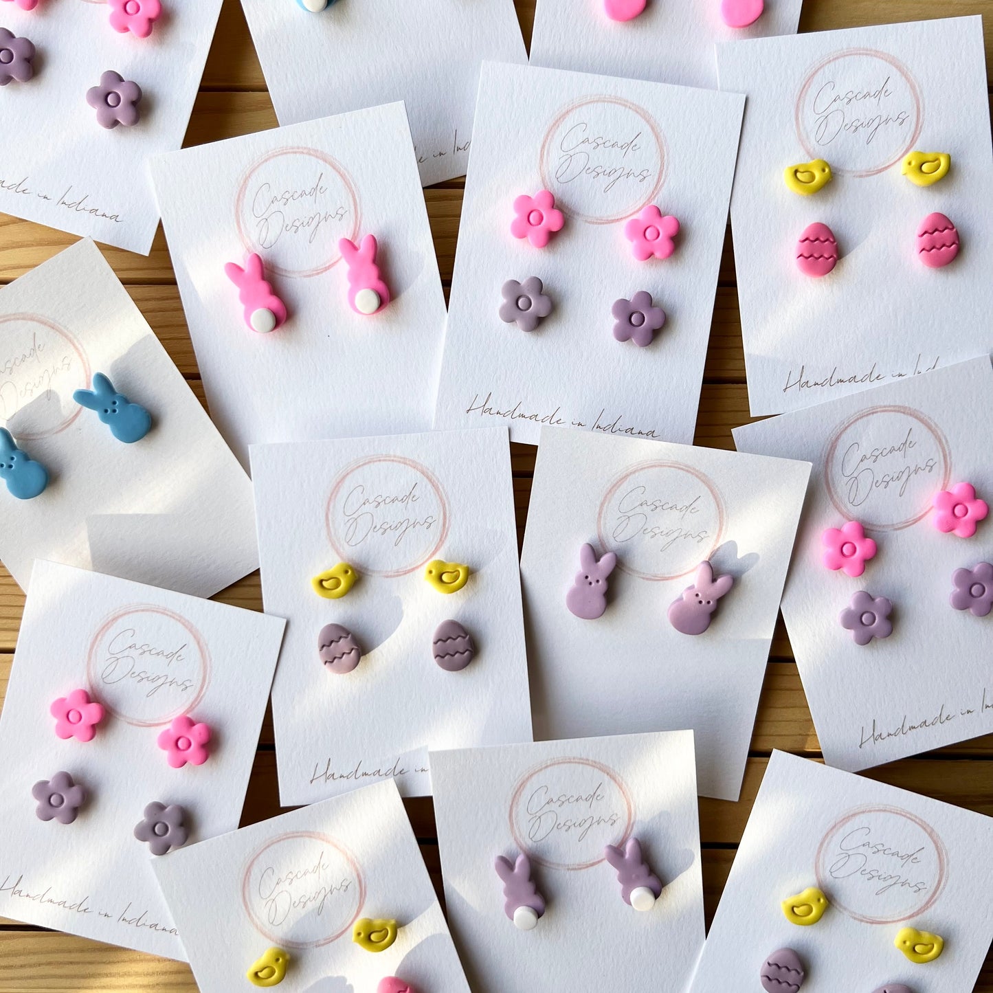 The Bunni | Easter Bunny Clay Earring Studs