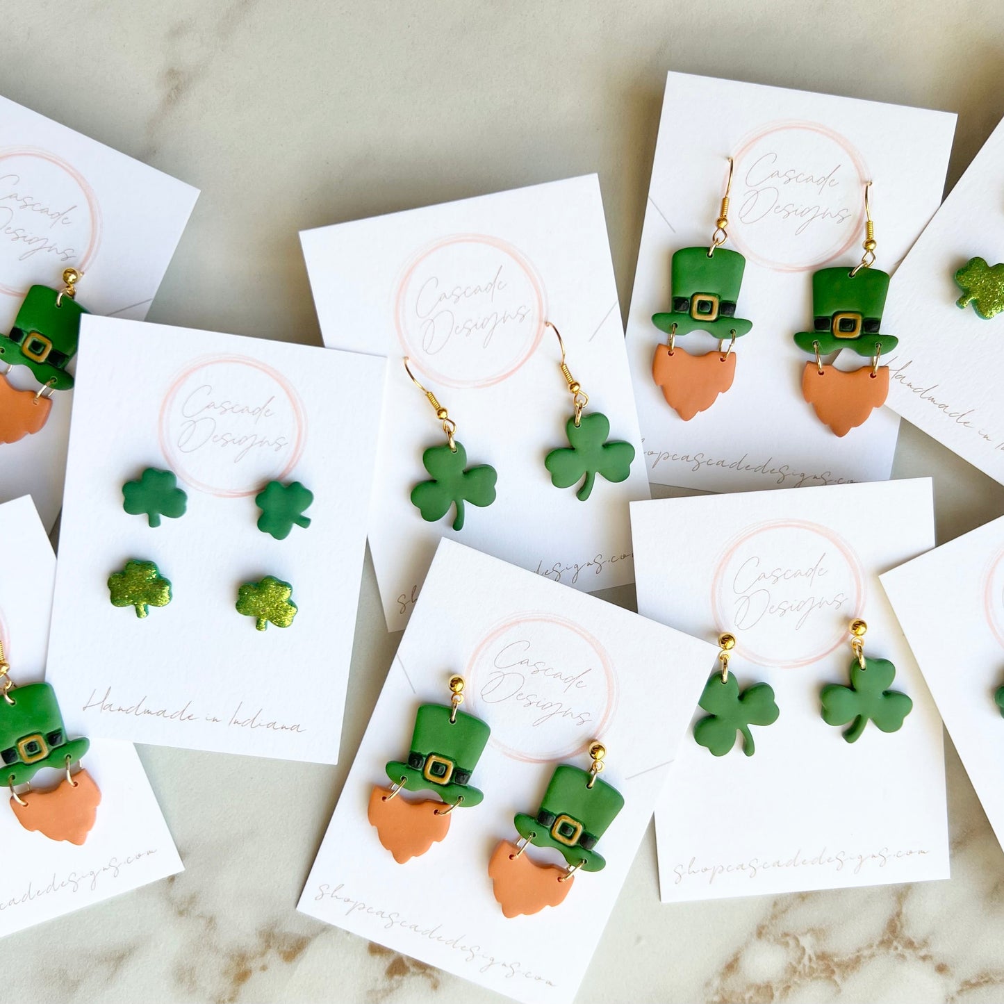 The Irish - Leprechaun Clay Earrings