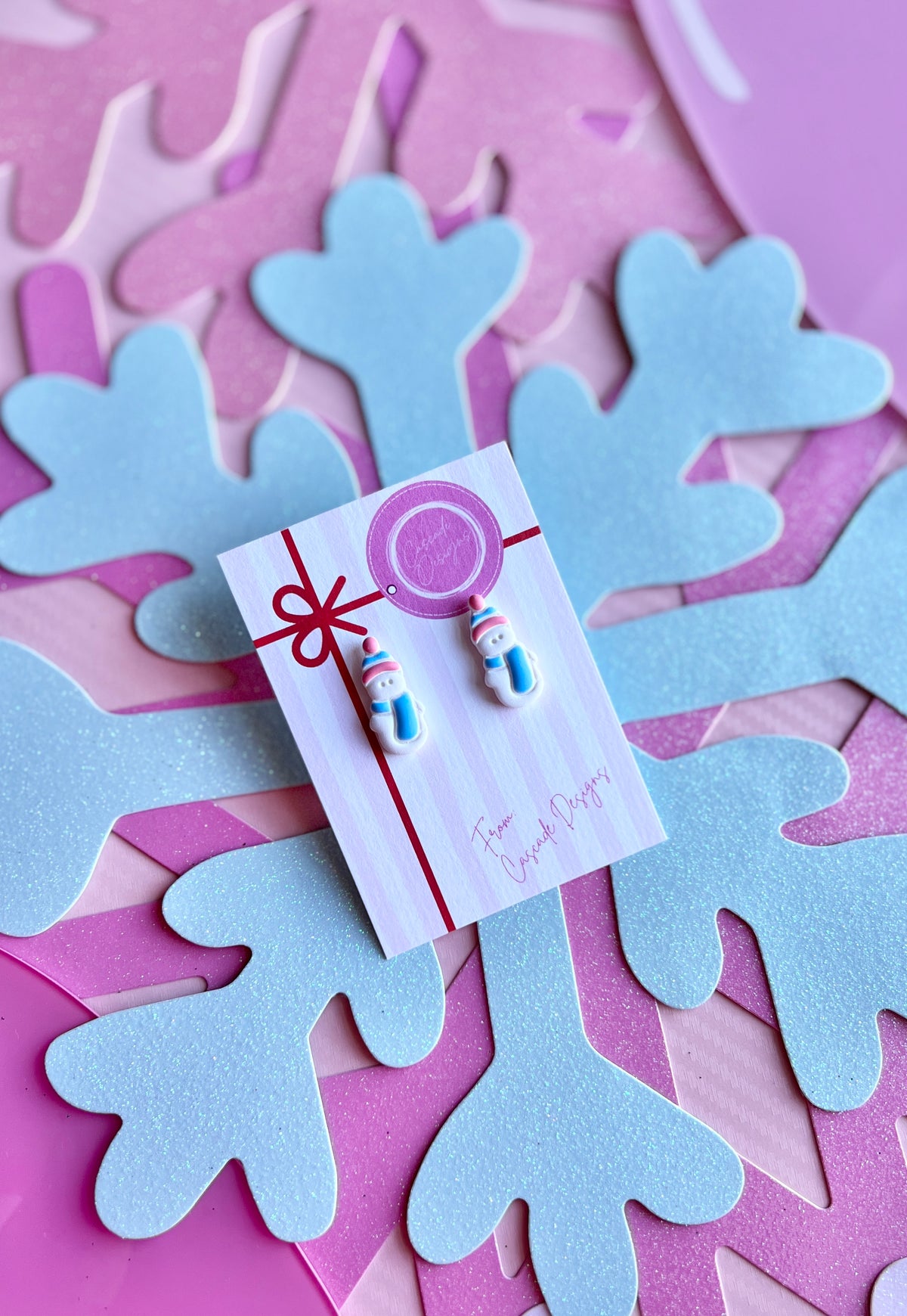 The Snuggly Frosty | Snowmen Earring Studs
