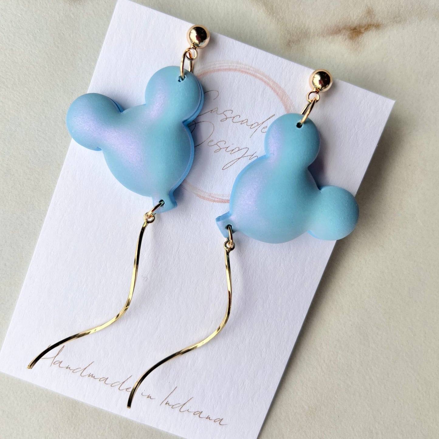 The Micki Balloon | Iridescent Balloon Earrings