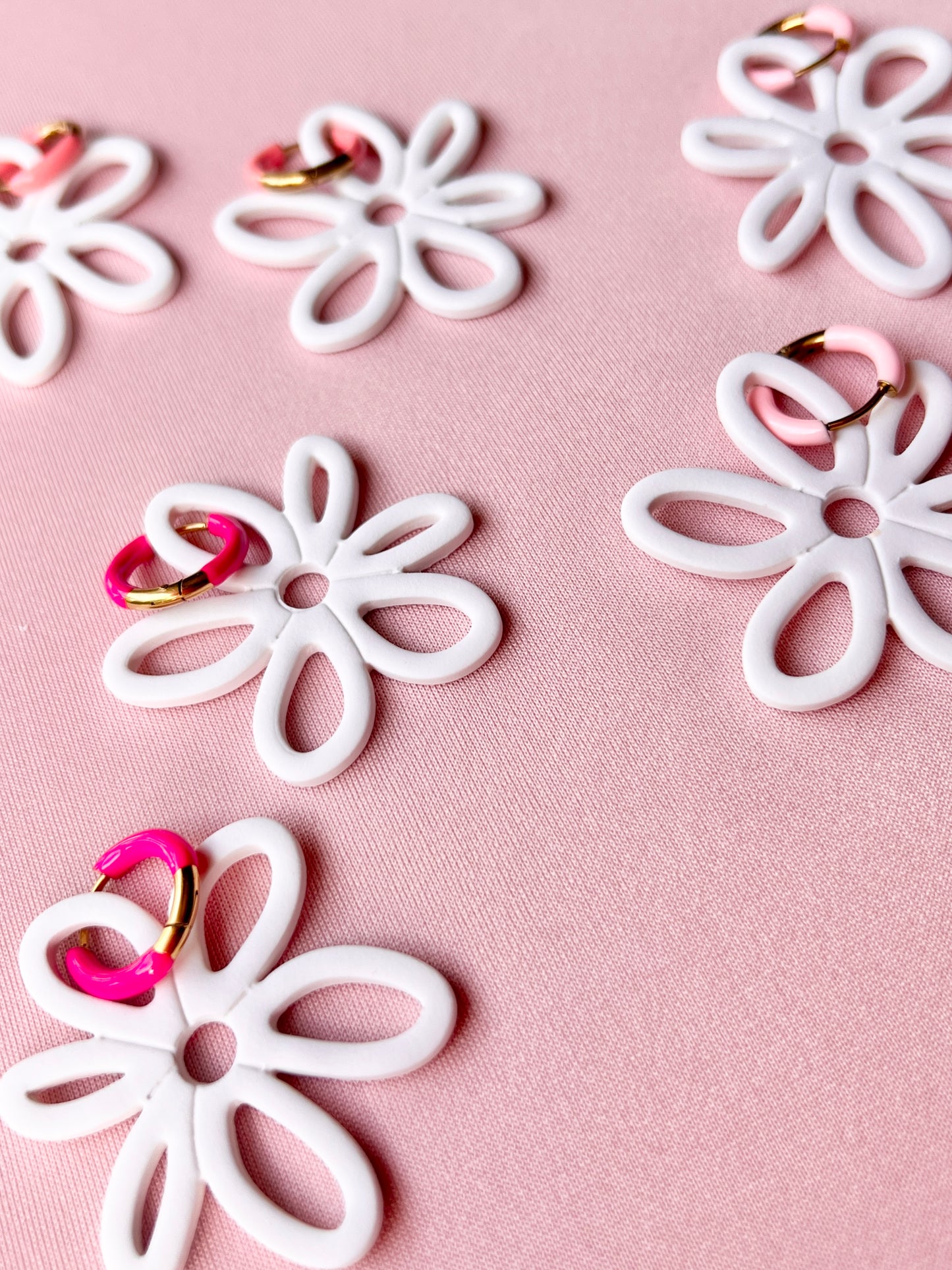 The Carina | Tuscan Flower Clay Earrings