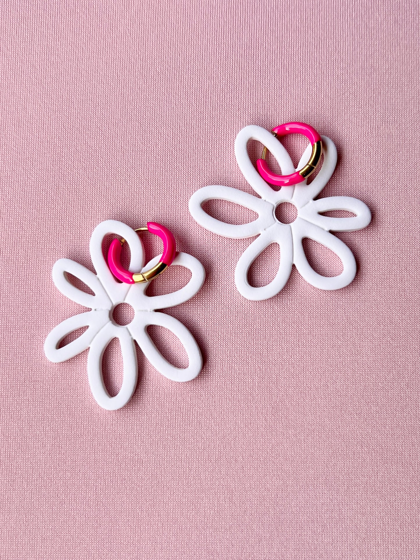 The Carina | Tuscan Flower Clay Earrings