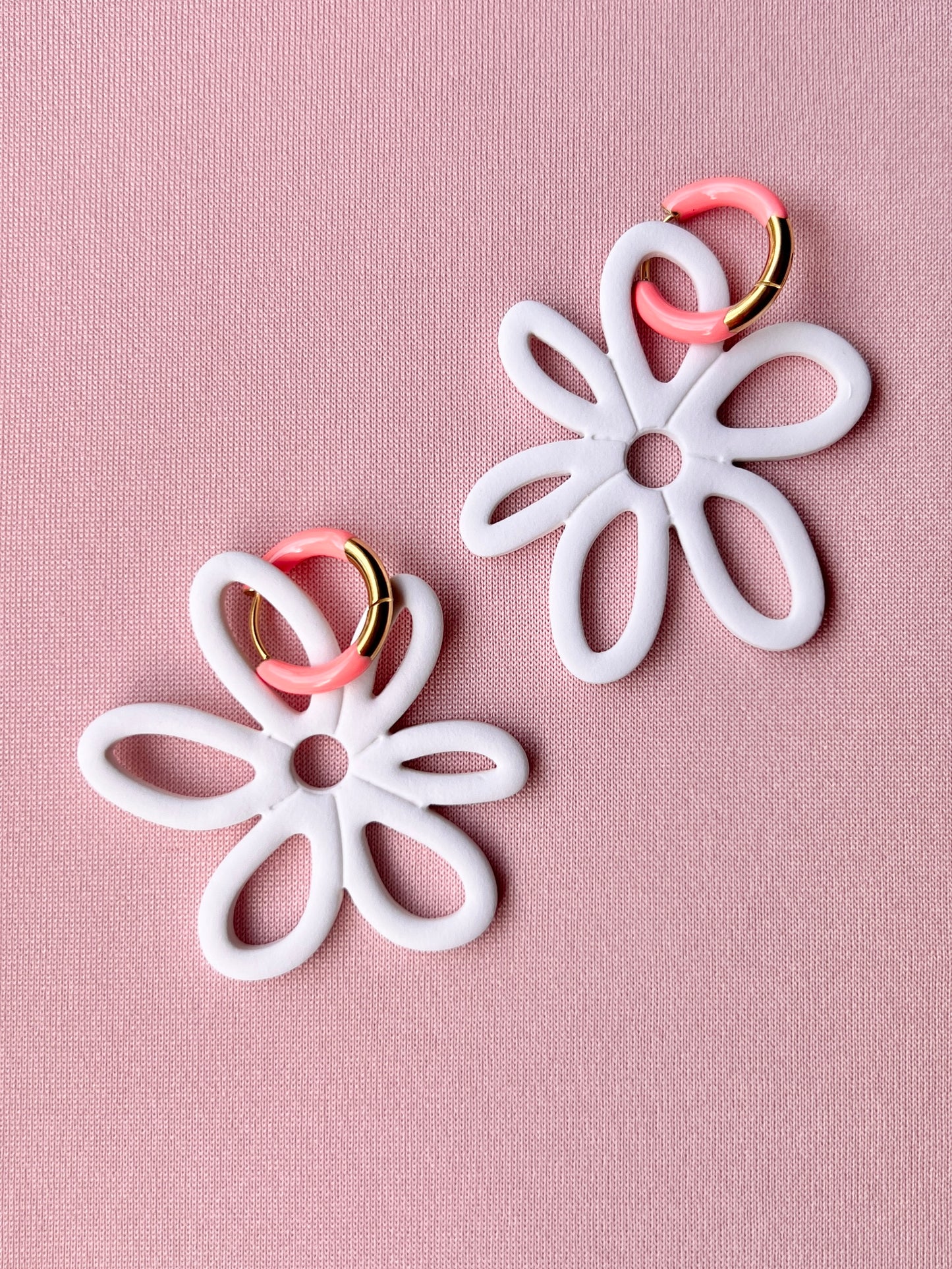 The Carina | Tuscan Flower Clay Earrings