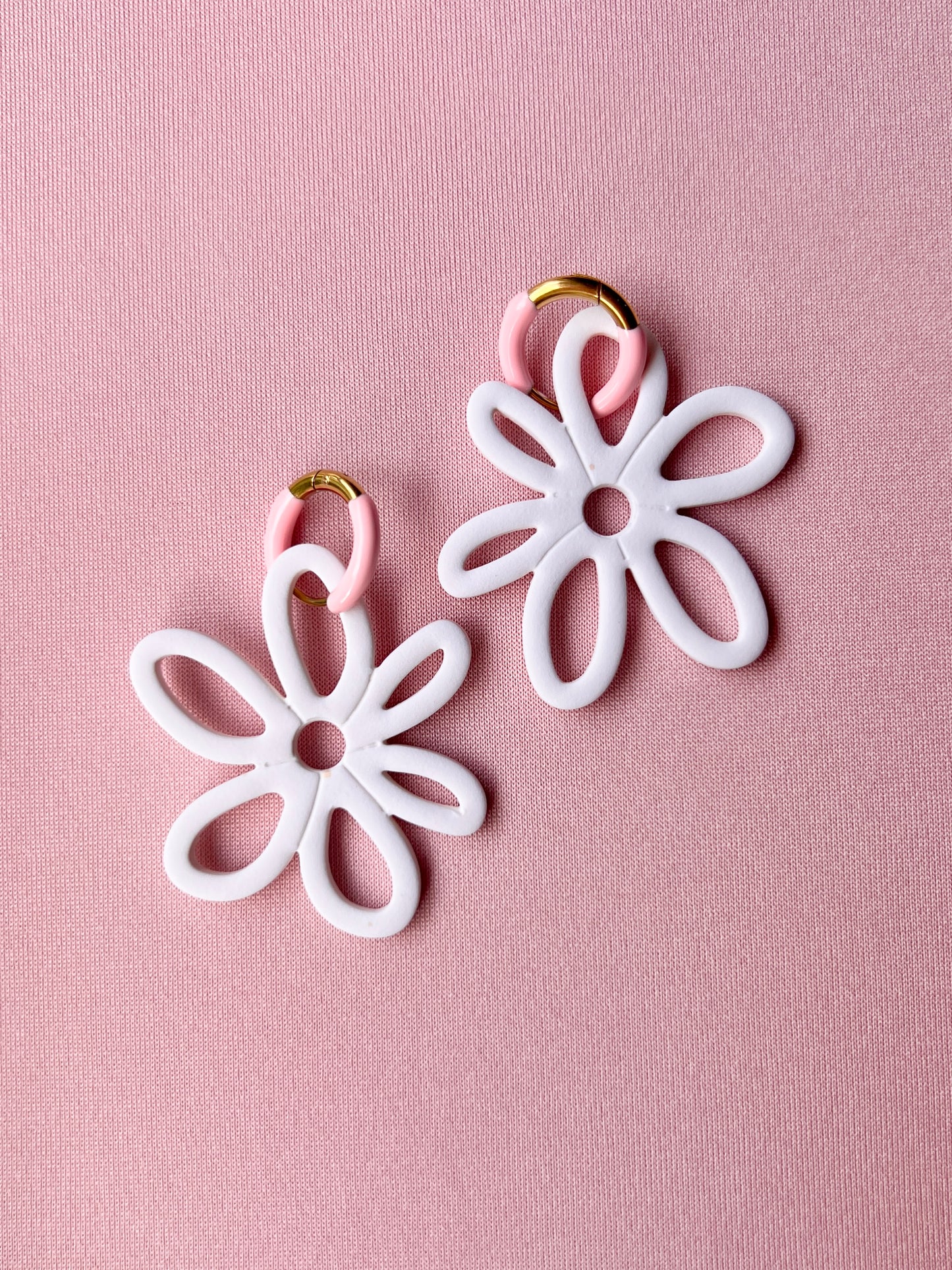 The Carina | Tuscan Flower Clay Earrings