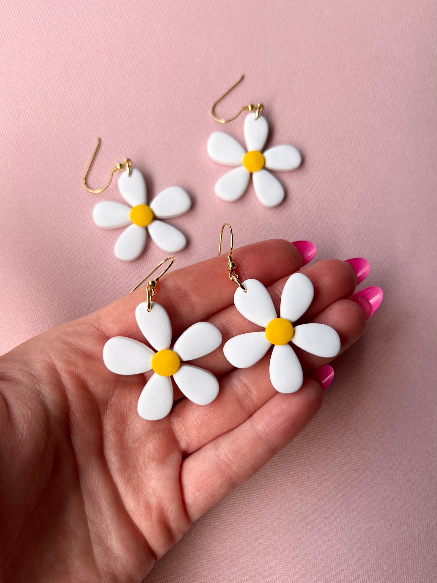 The Daphne | Flower Clay Earrings
