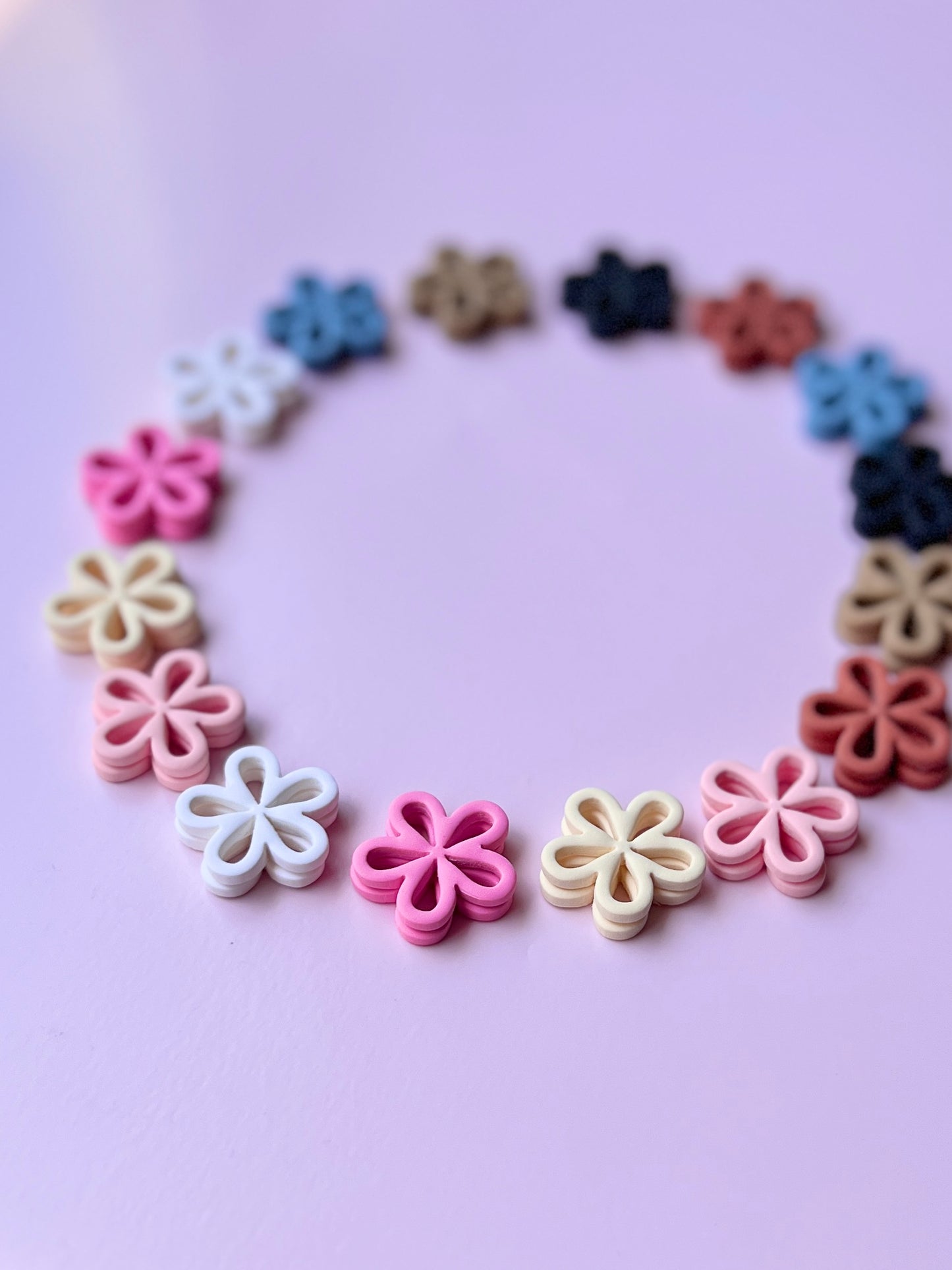 The Izzy | Build Your Own Huggie Flower Set Clay Earrings