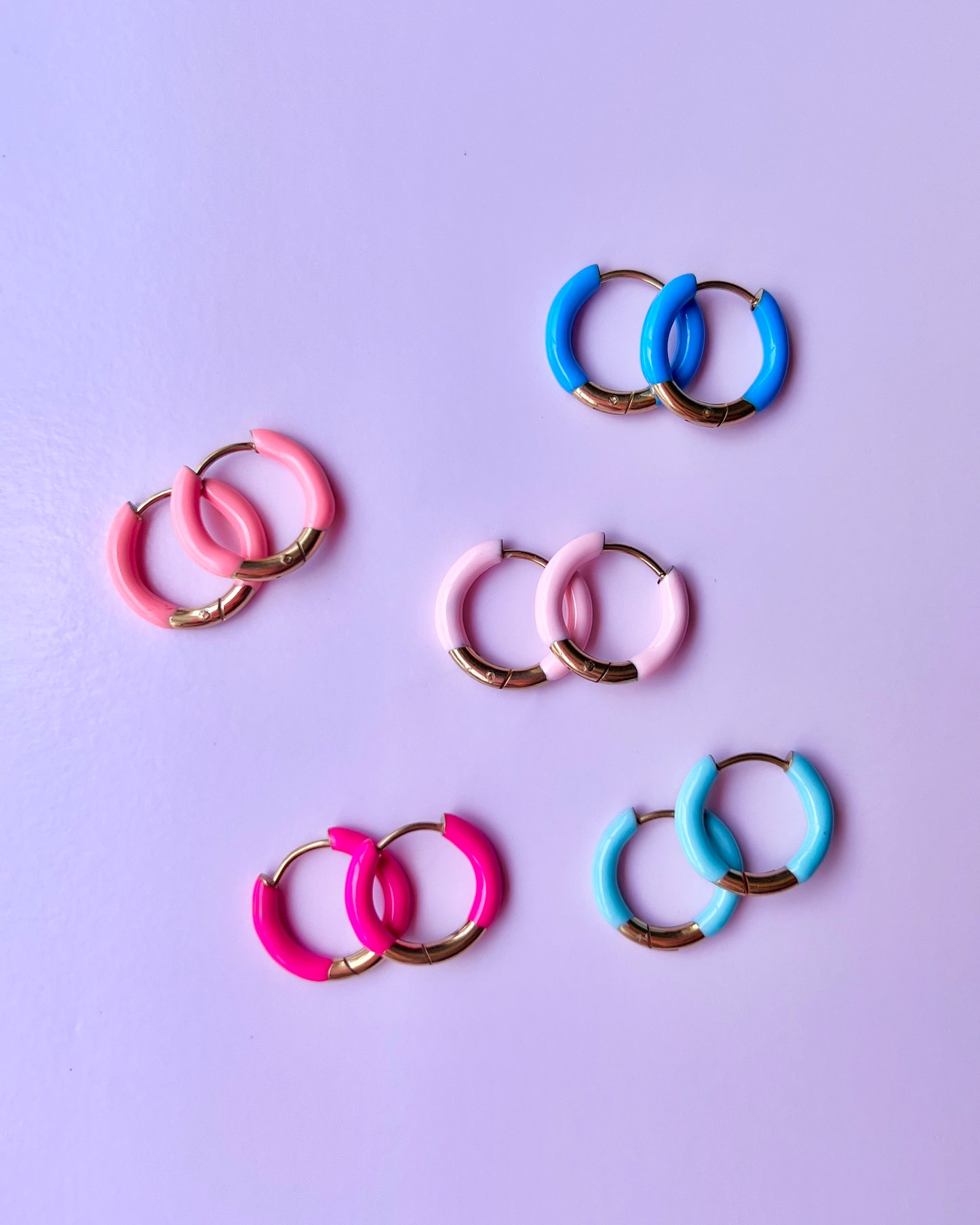 The Izzy | Build Your Own Huggie Flower Set Clay Earrings