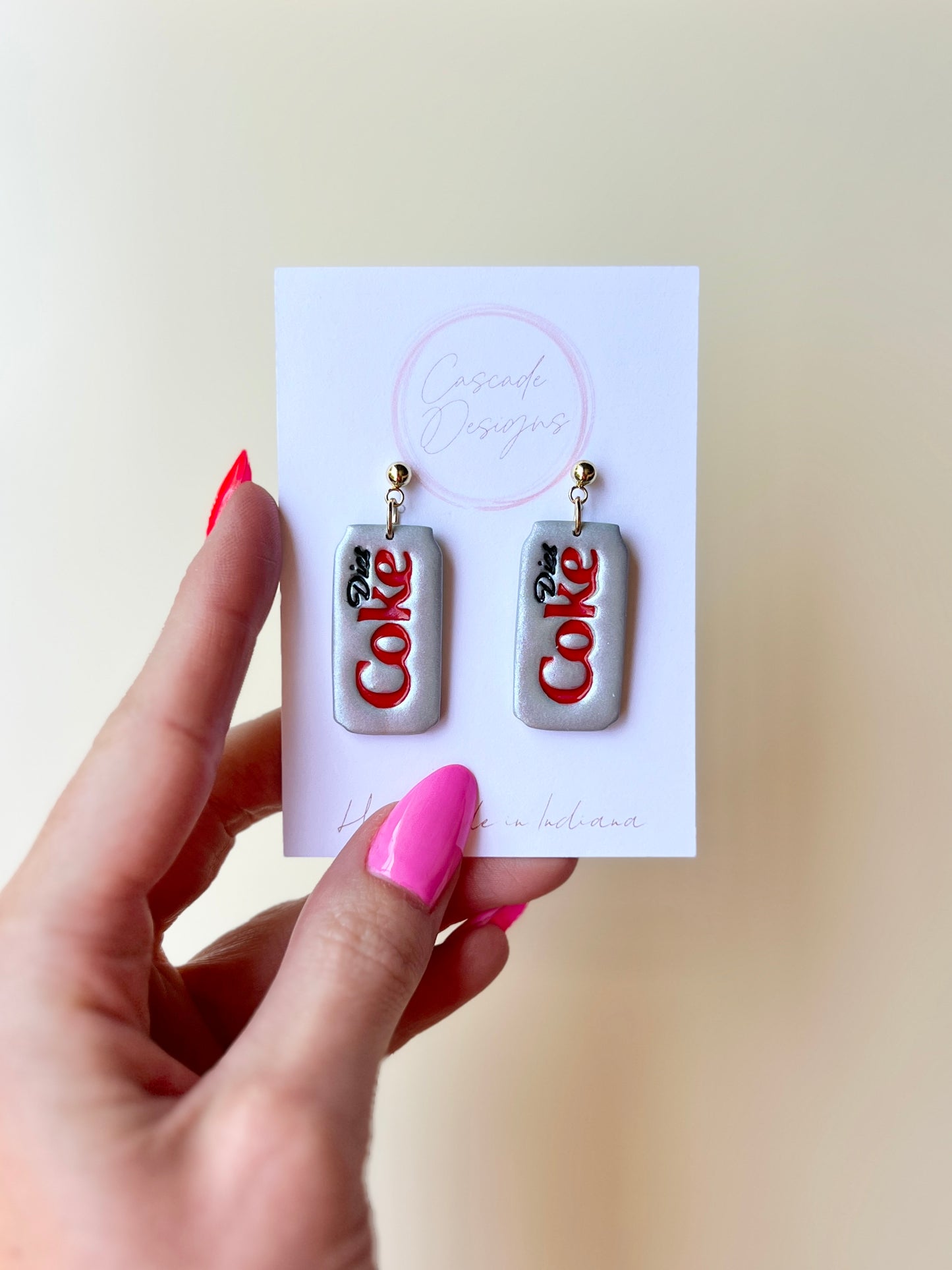 The Soda | Crispy Soda Clay Earrings