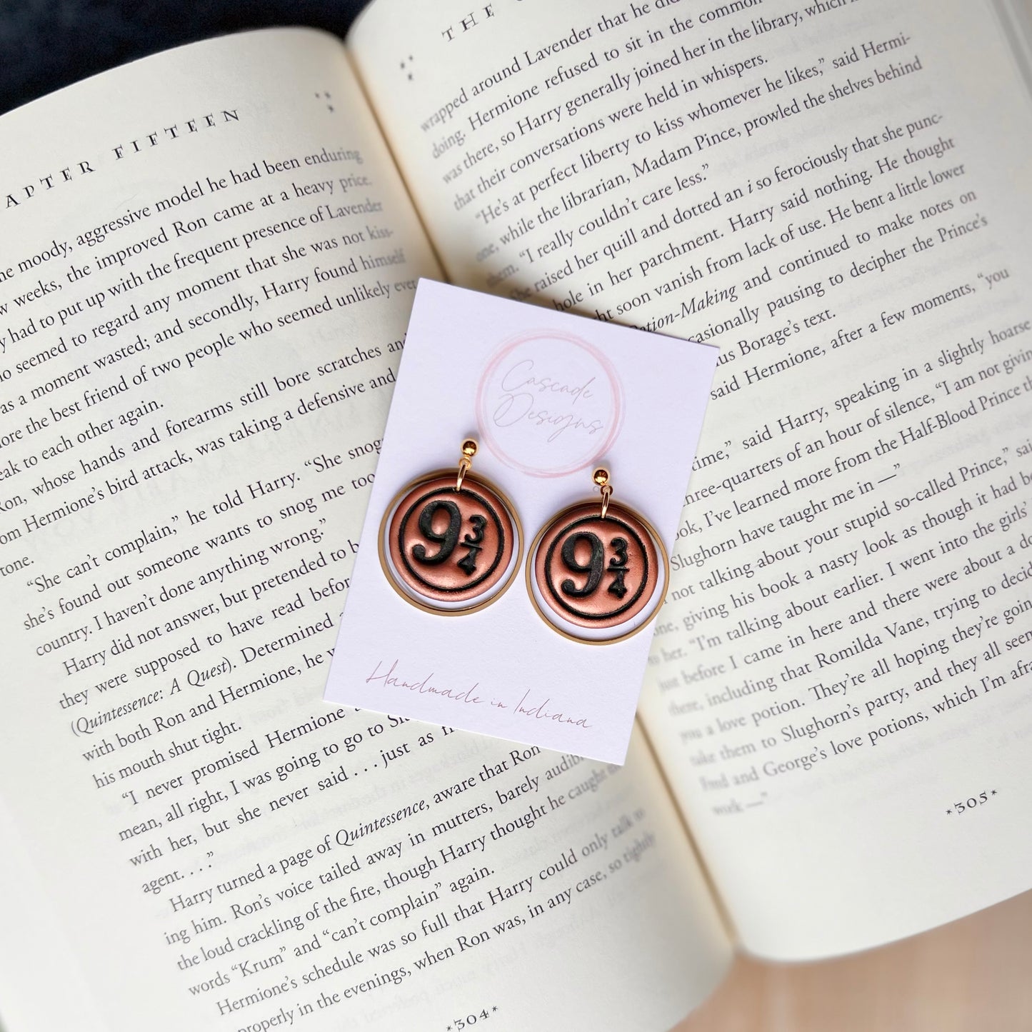 The Platform | Black and Burgundy Hoop Earrings