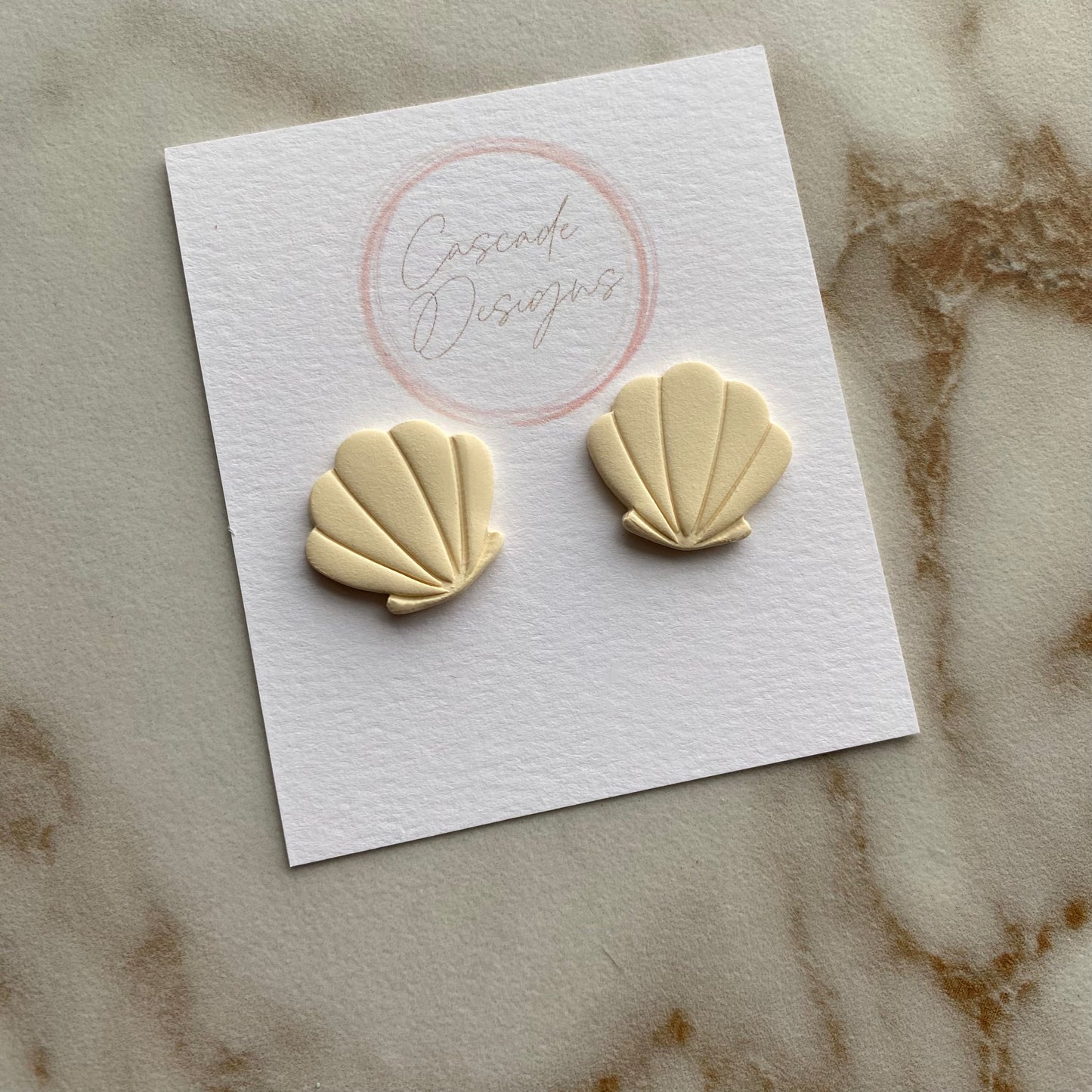 The Marina | Shell and Turtle Clay Earrings