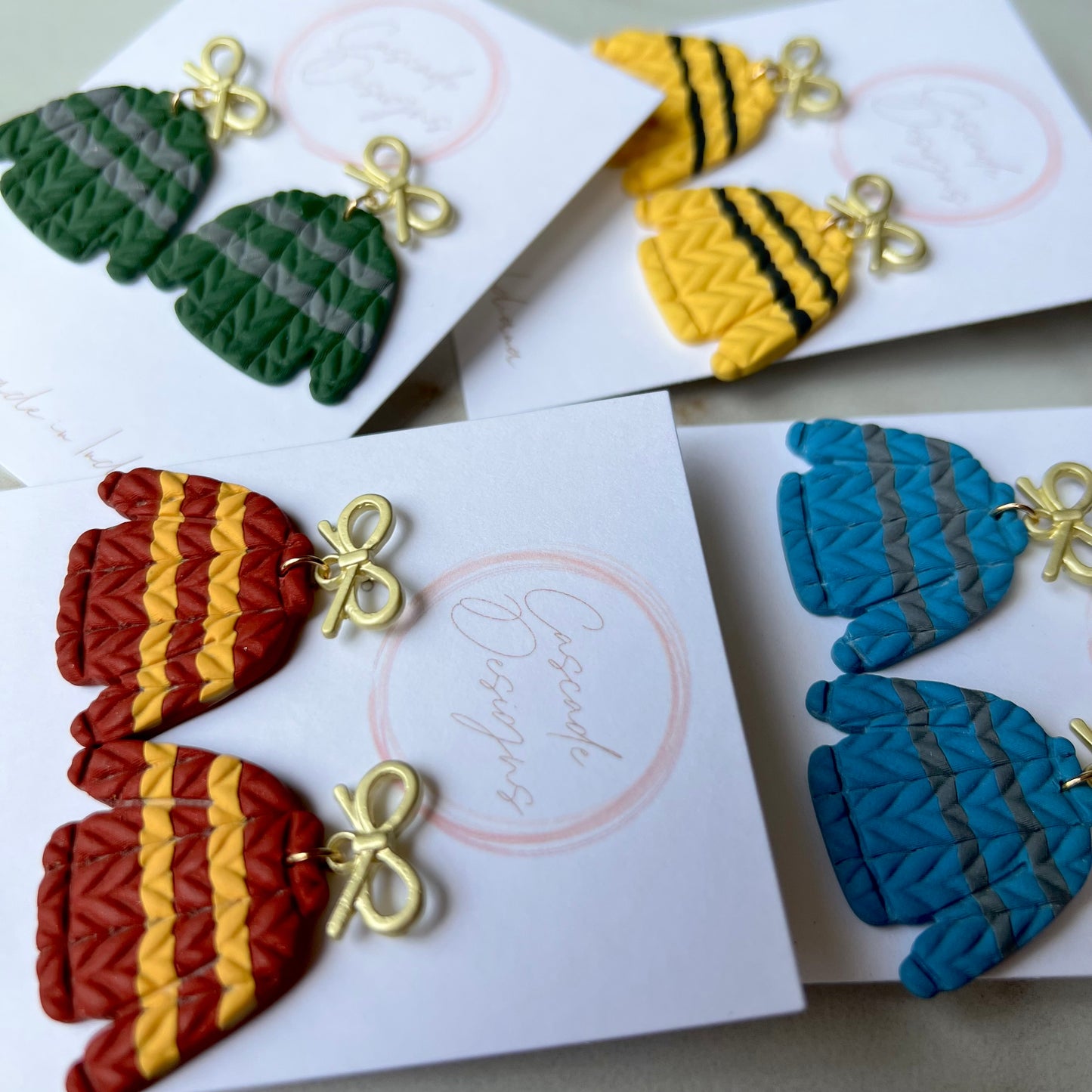 The House | Knit Sweater Bow Earrings