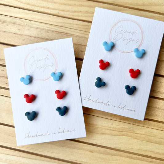 The Micki at Sea | Magically Inspired Mini Stud Cruise Earrings - Set of 3