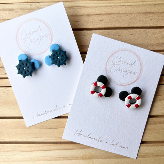 The Micki Captain at Sea | Magically Inspired Stud Cruise Earrings