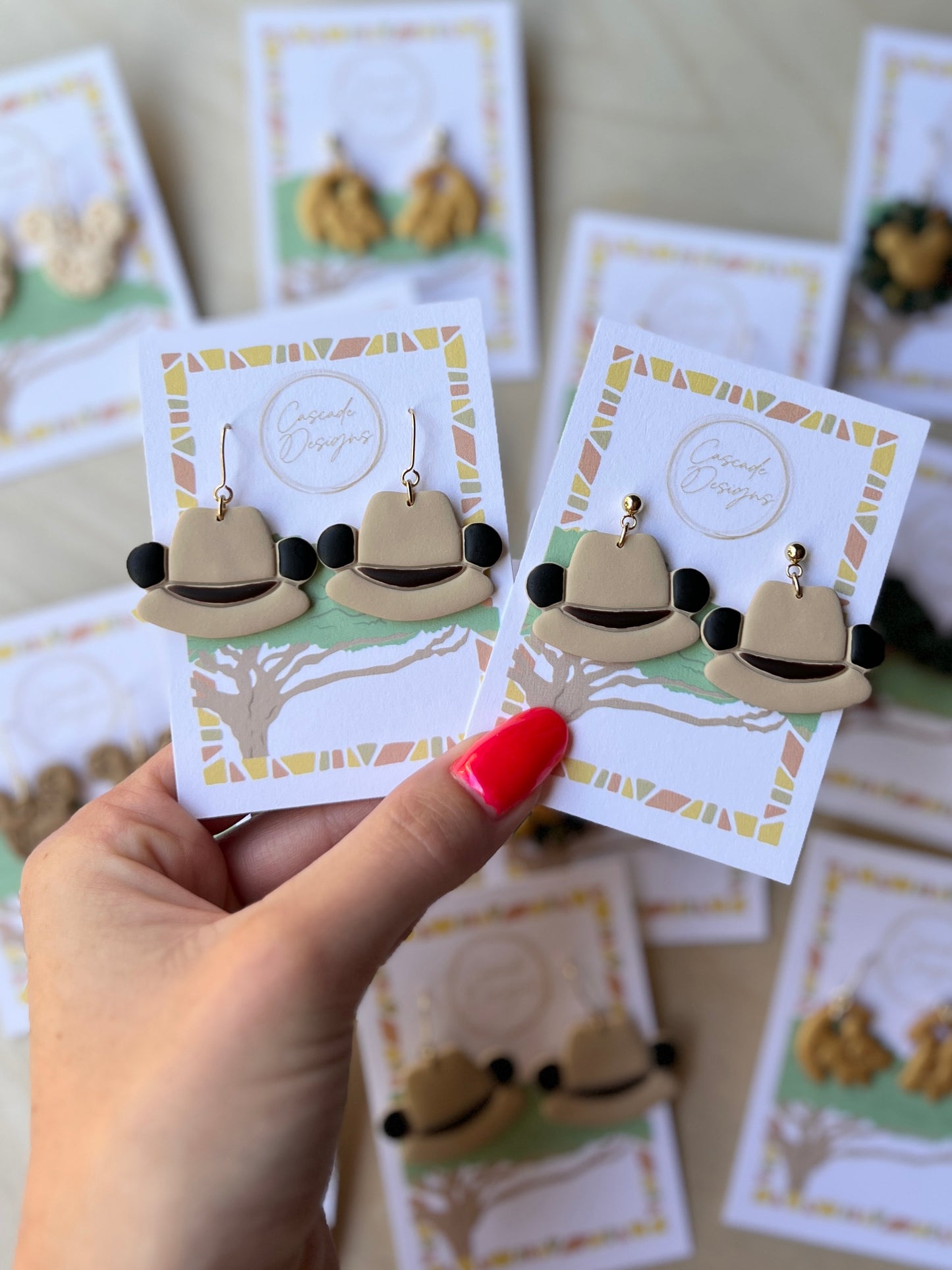 The Safari | Magical Safari Hat Earrings
