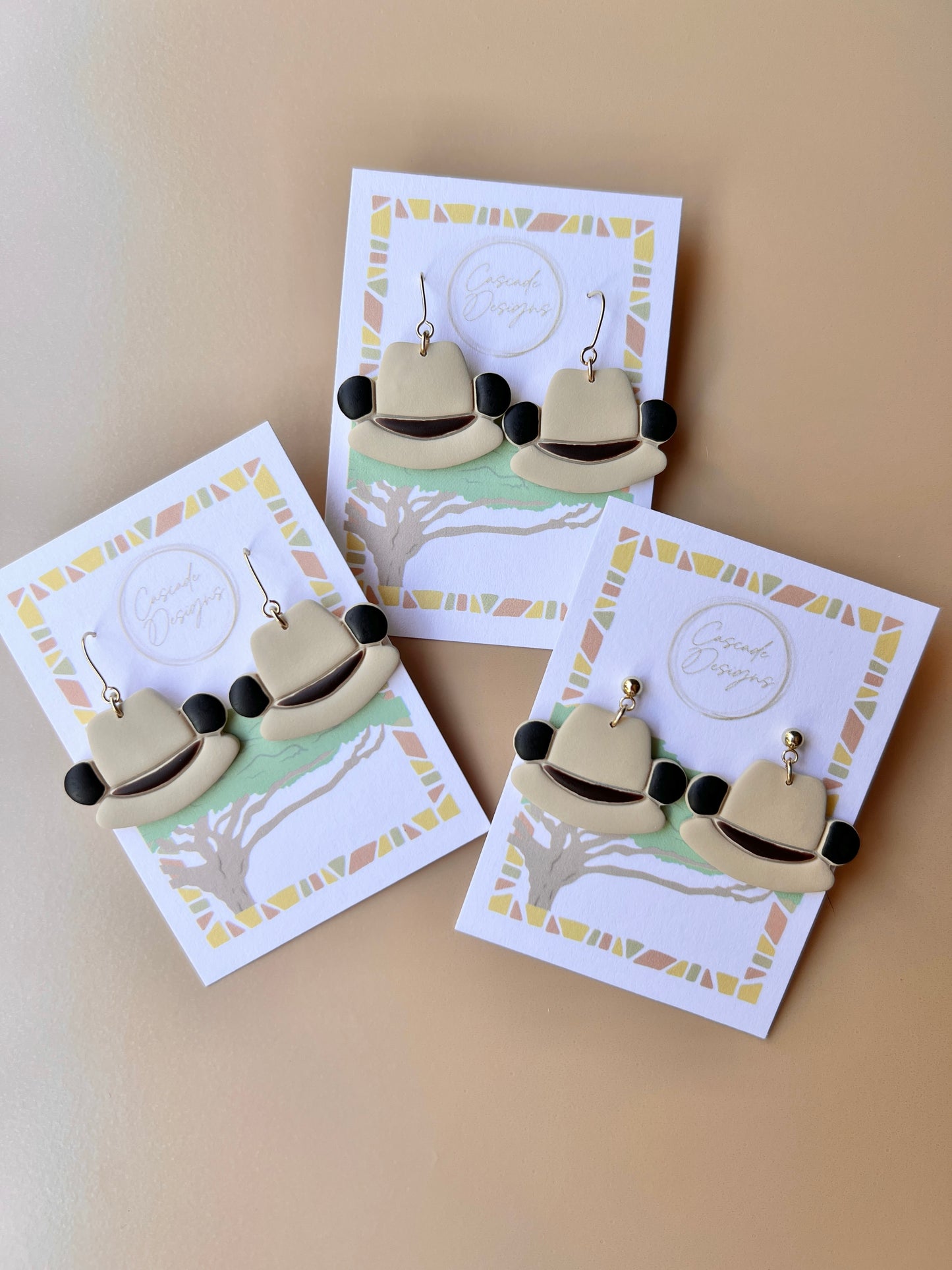 The Safari | Magical Safari Hat Earrings