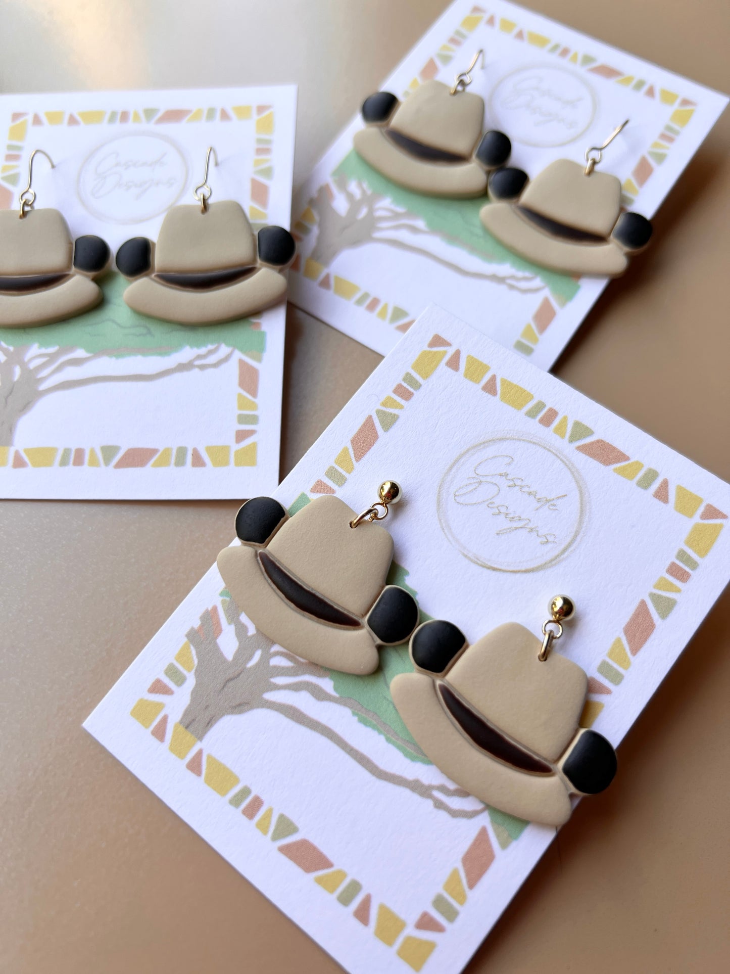 The Safari | Magical Safari Hat Earrings