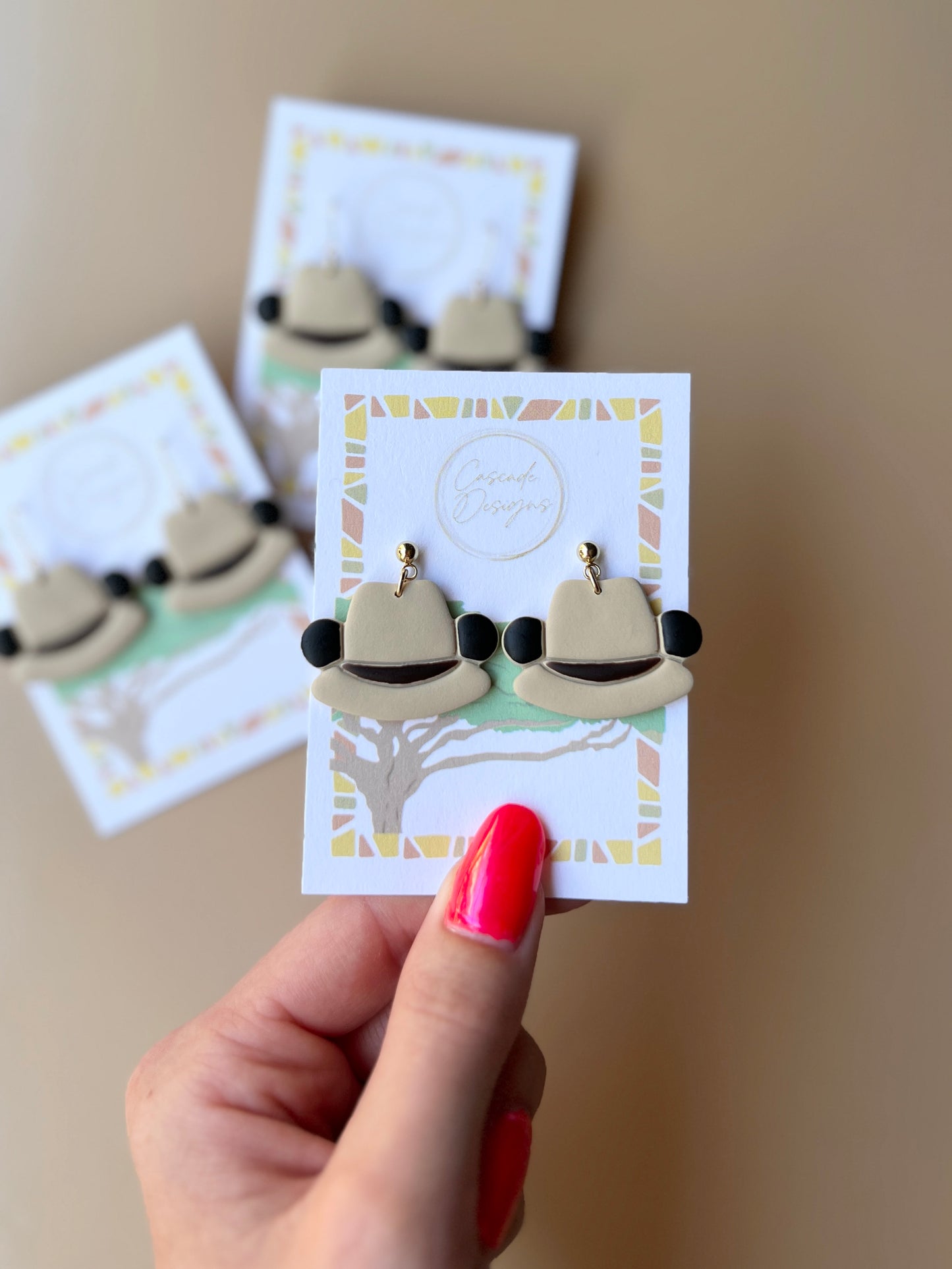 The Safari | Magical Safari Hat Earrings