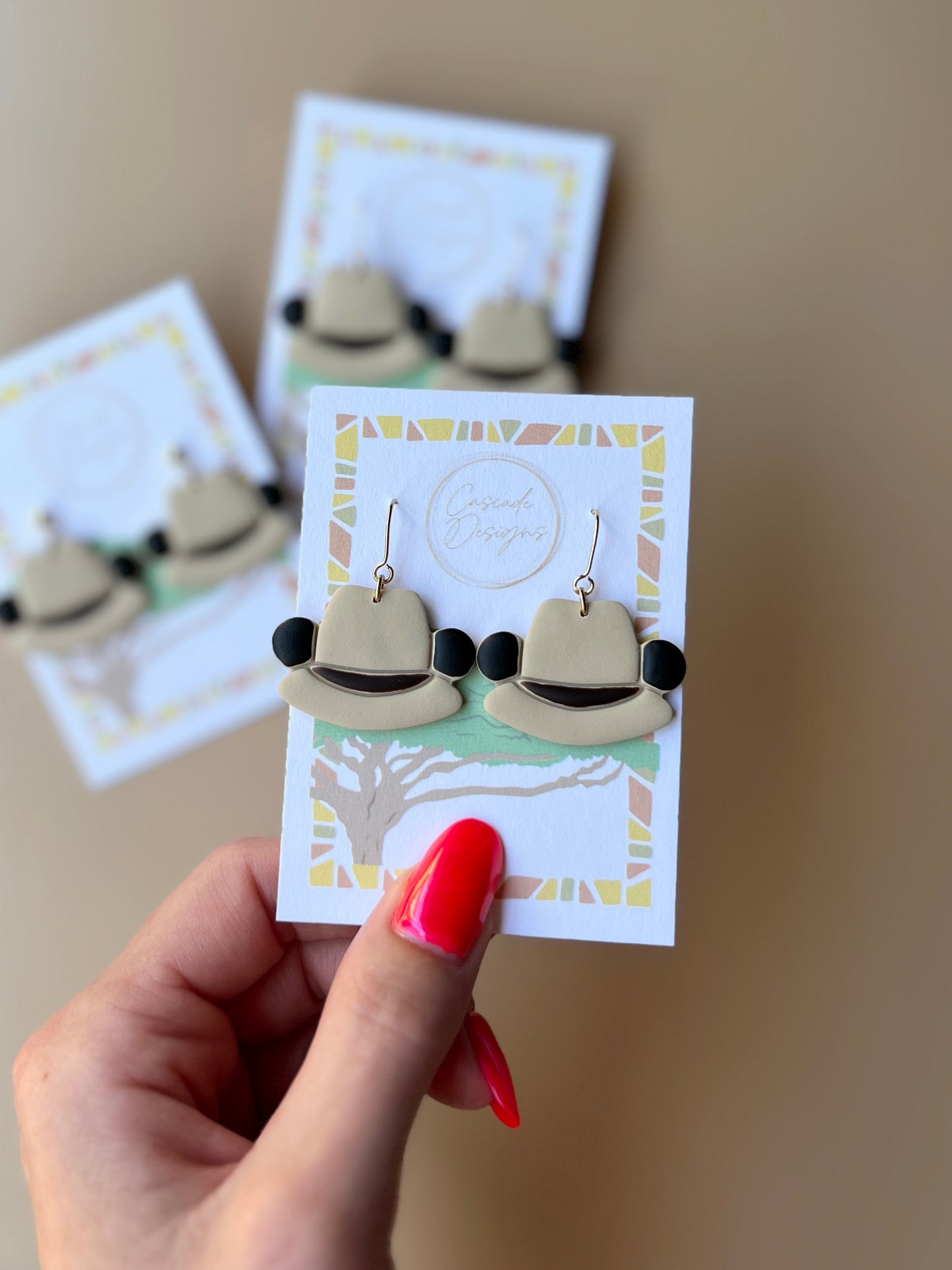 The Safari | Magical Safari Hat Earrings