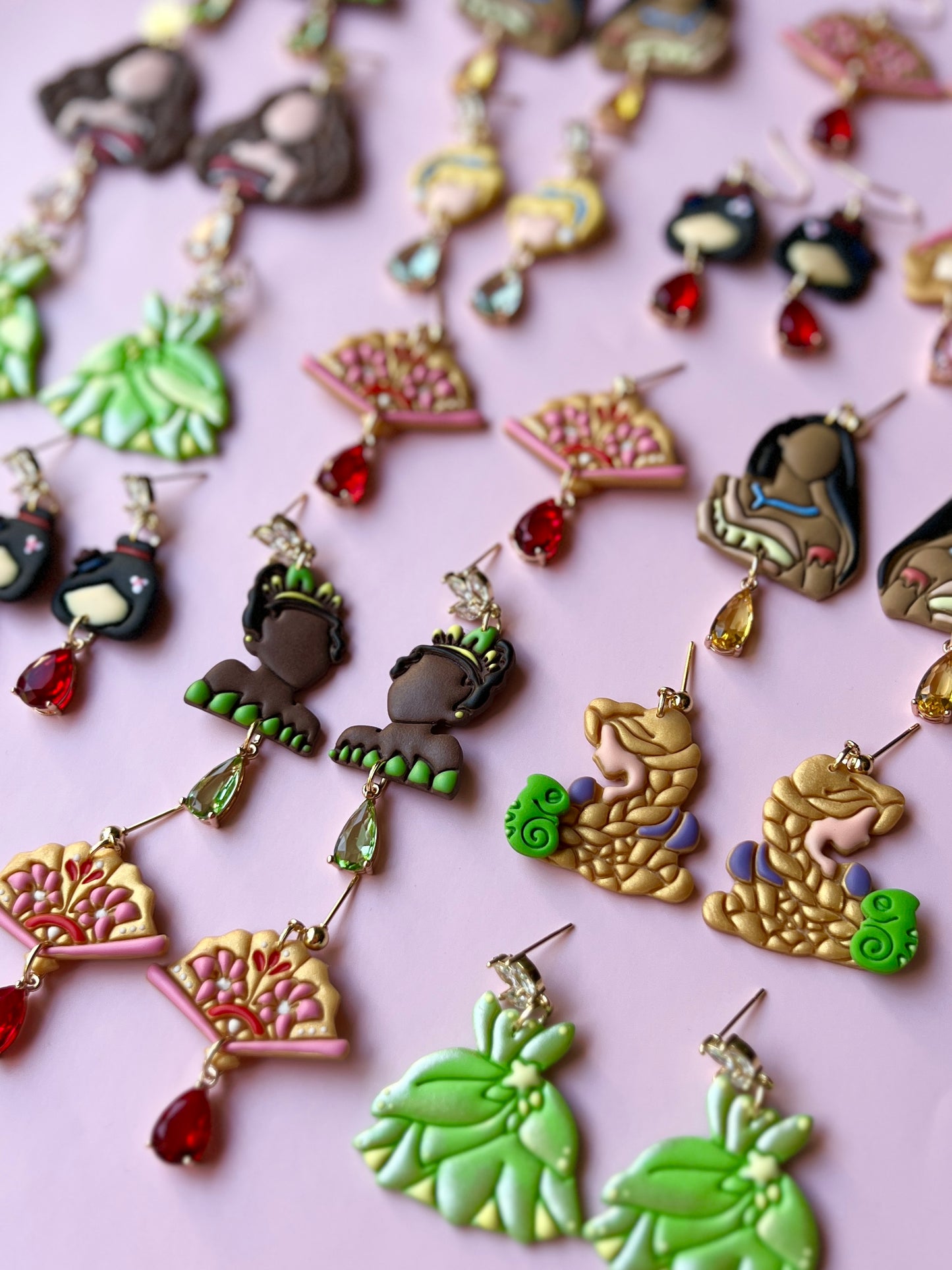 The Golden Flower | Magical Braided Princess Earrings