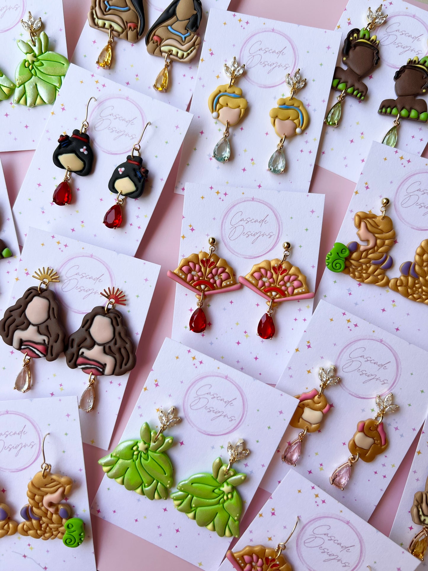The Folding Fan | Magical Chinese Fan Earrings