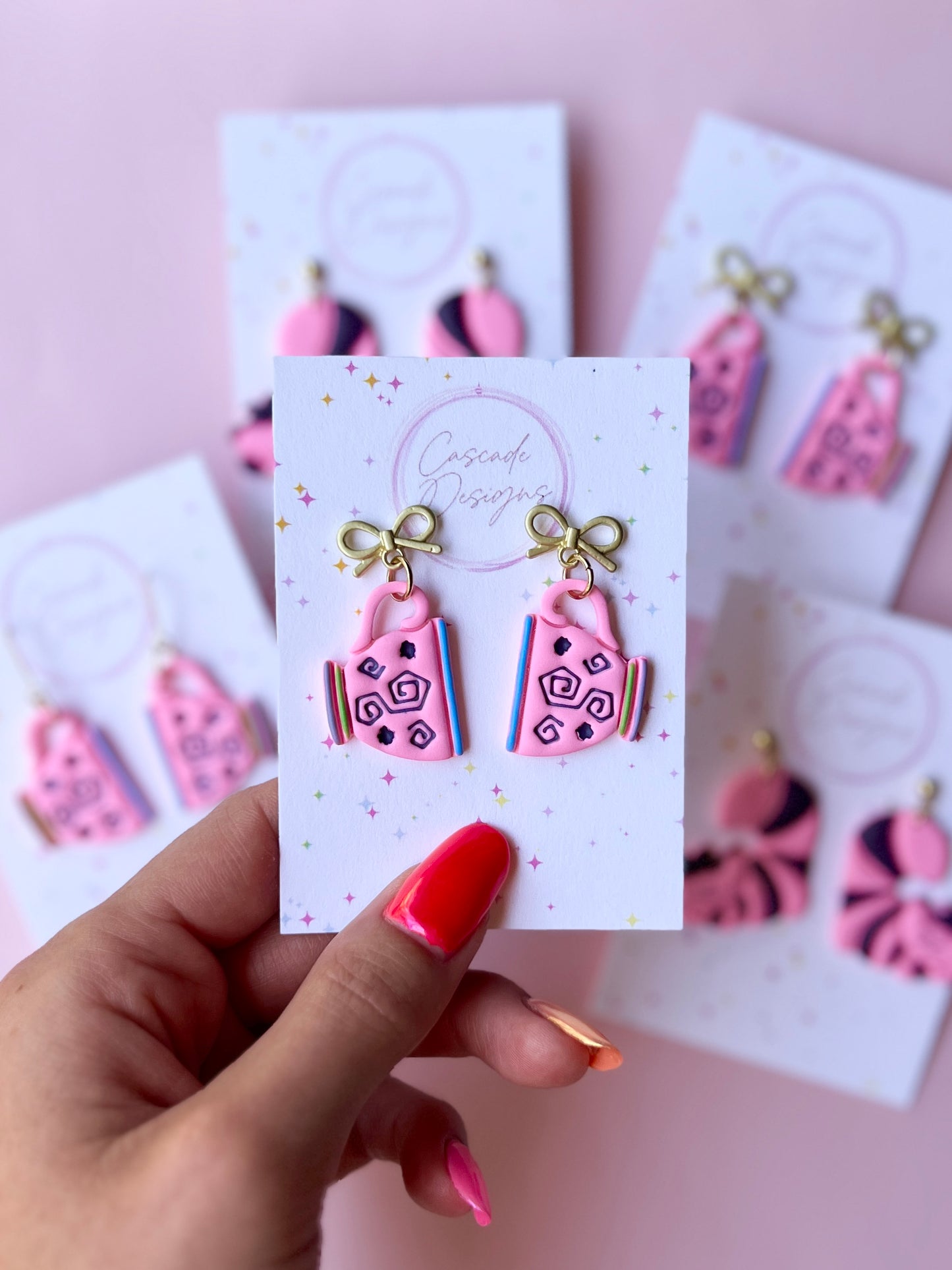 The Tea Party | Teacup and Chesire Cat Earrings