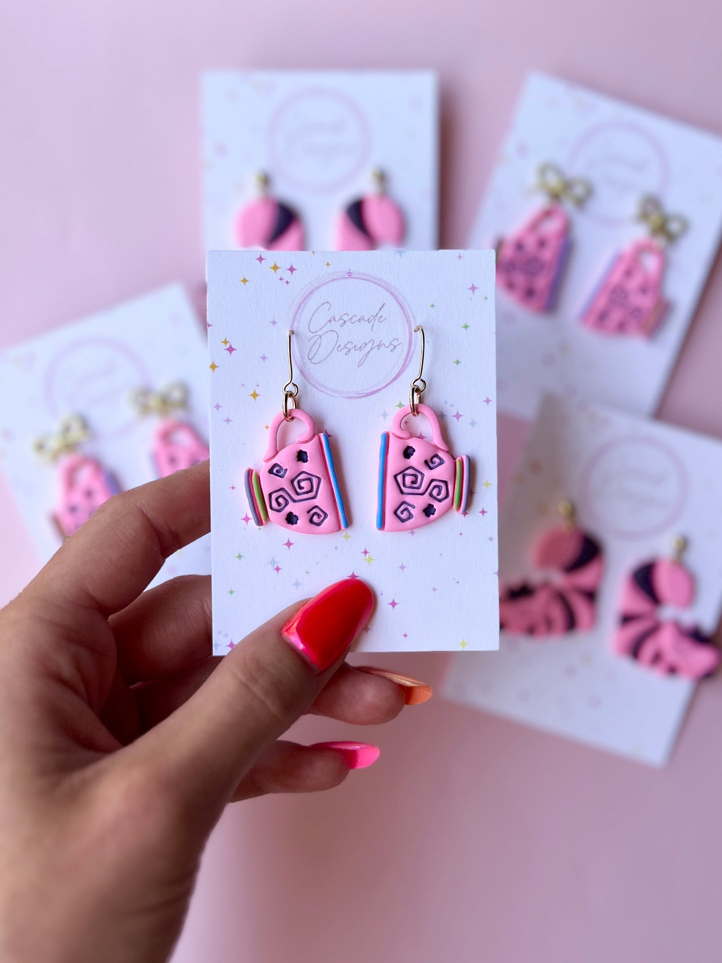 The Tea Party | Teacup and Chesire Cat Earrings