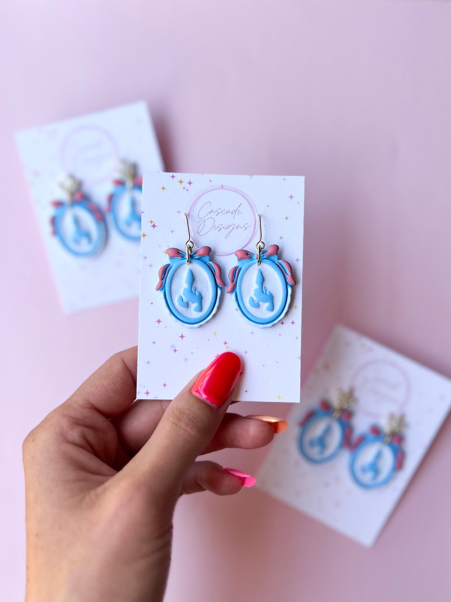 The Framed Castle | Magical Castle Earrings