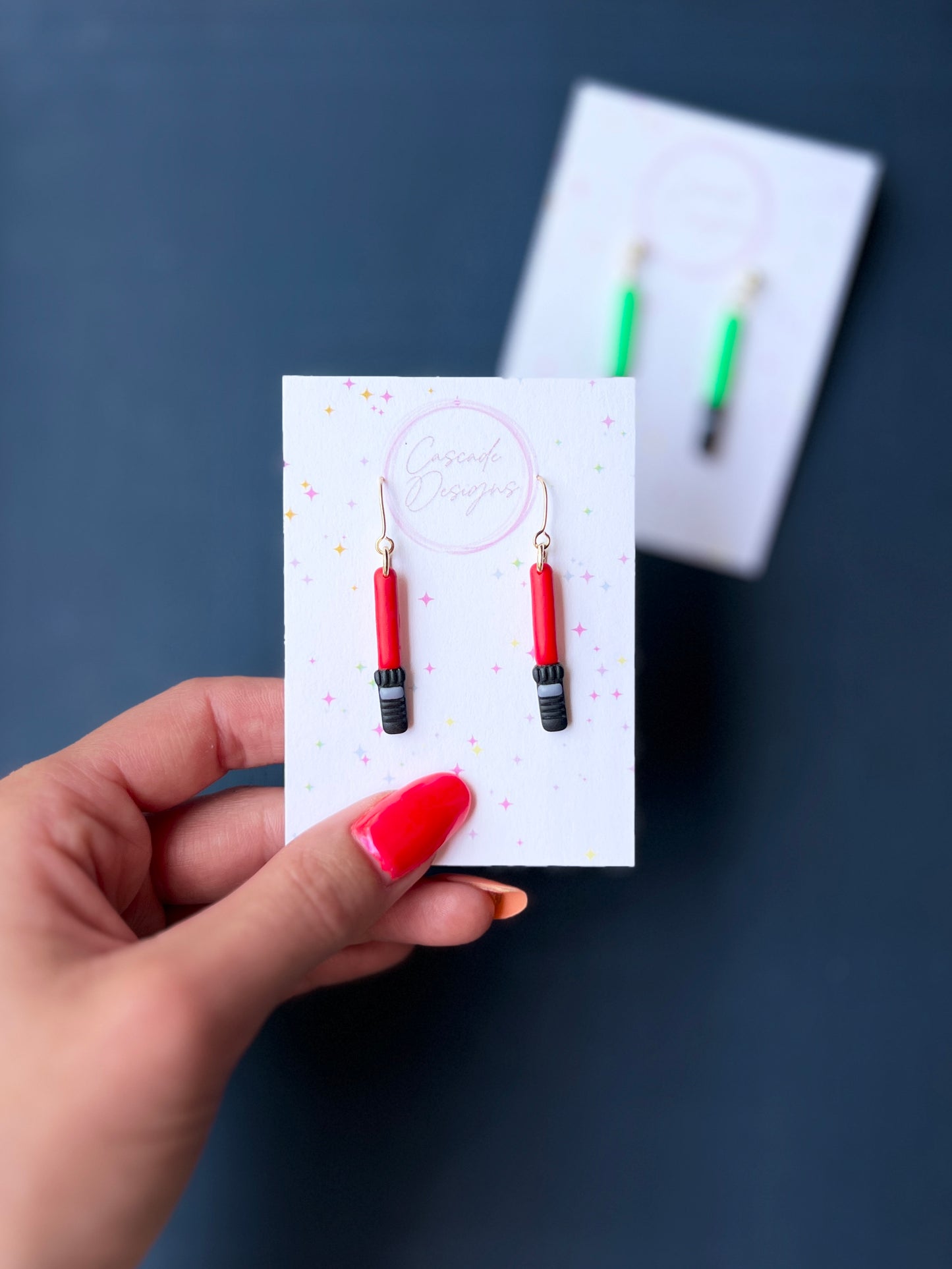 The Lightsaber | Magical Plasma Blade Earrings