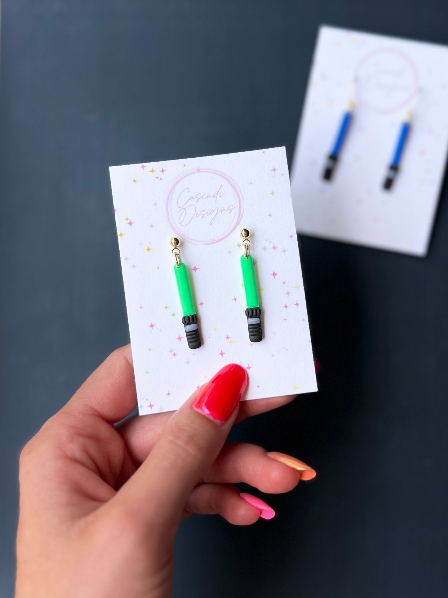 The Lightsaber | Magical Plasma Blade Earrings