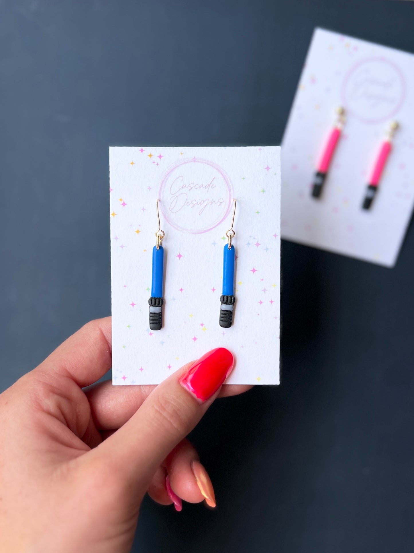 The Lightsaber | Magical Plasma Blade Earrings