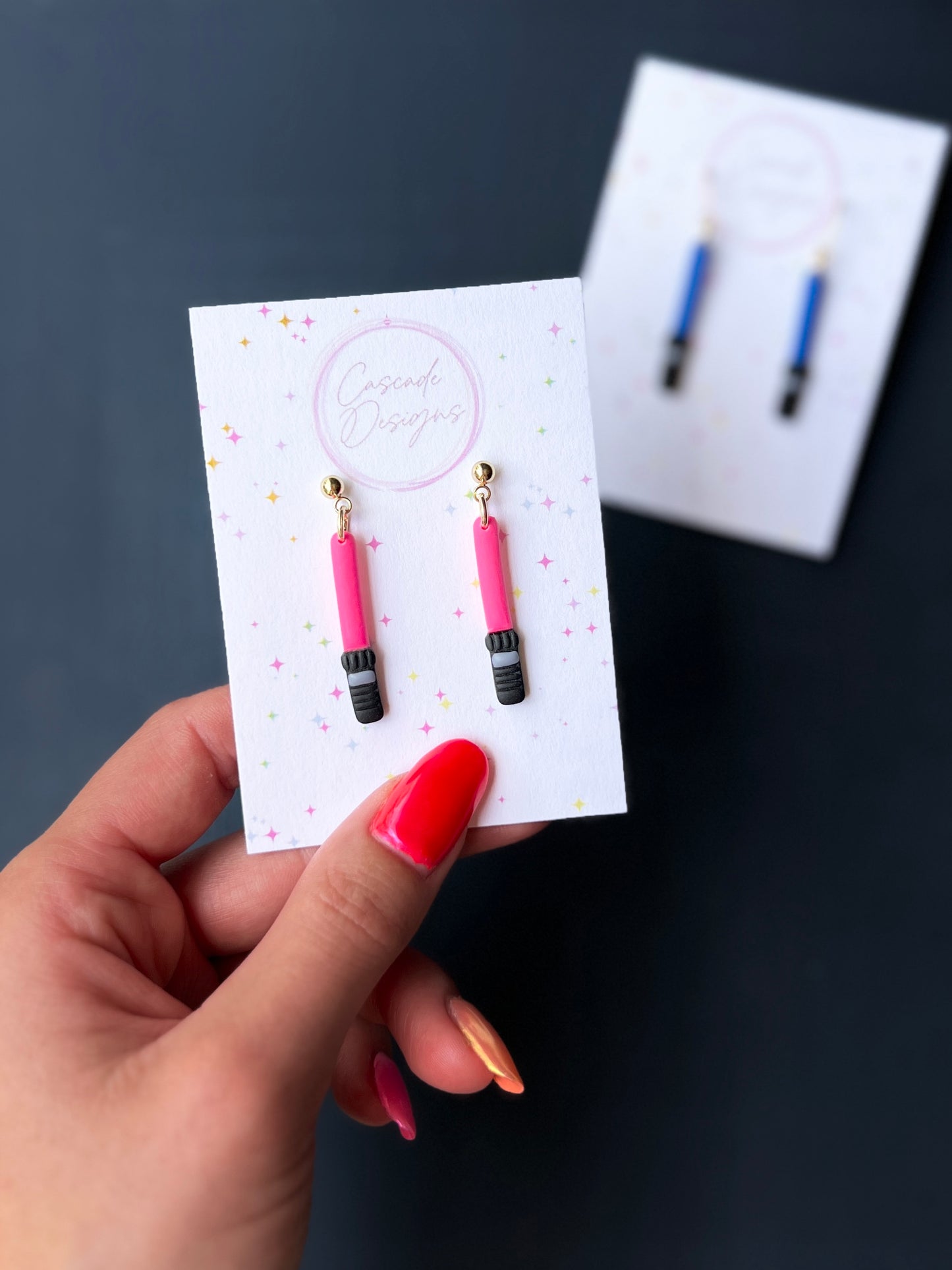 The Lightsaber | Magical Plasma Blade Earrings