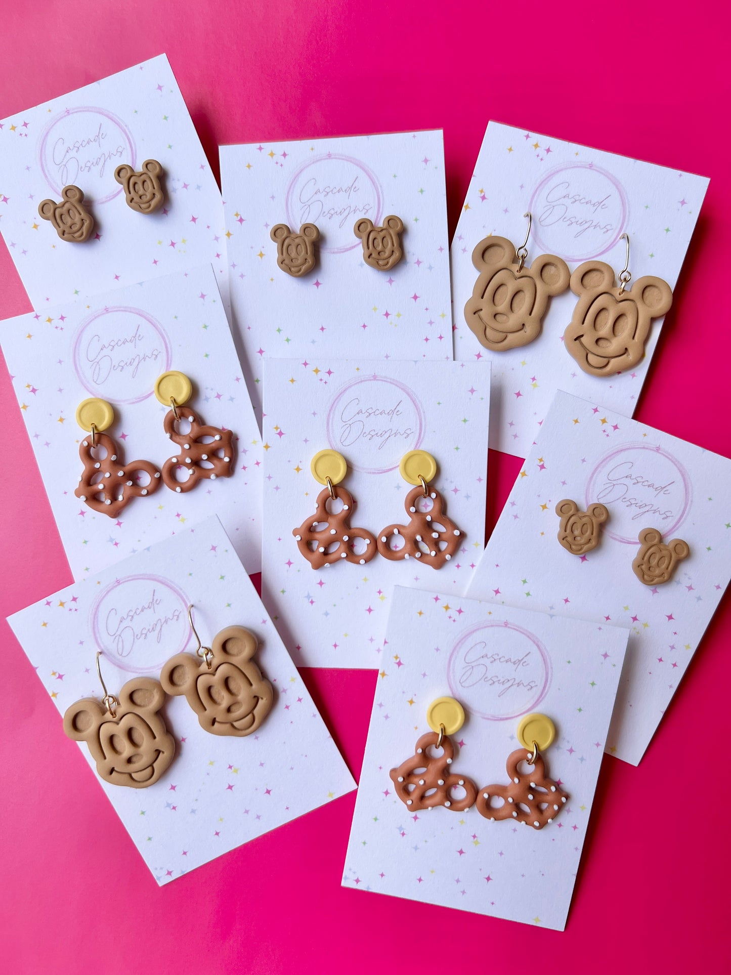The Micki Snack | Magical Waffle and Pretzel Earrings