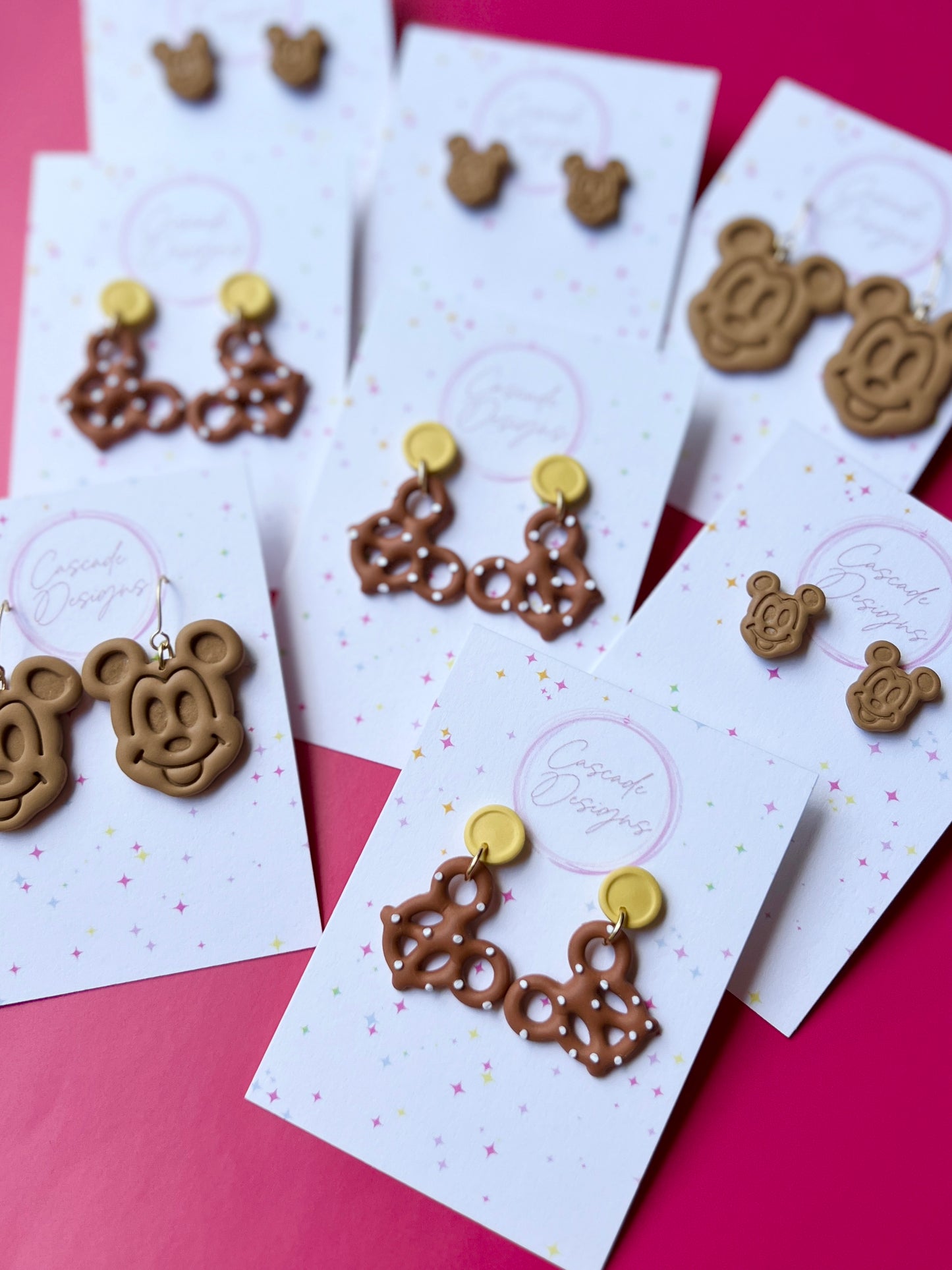 The Micki Snack | Magical Waffle and Pretzel Earrings