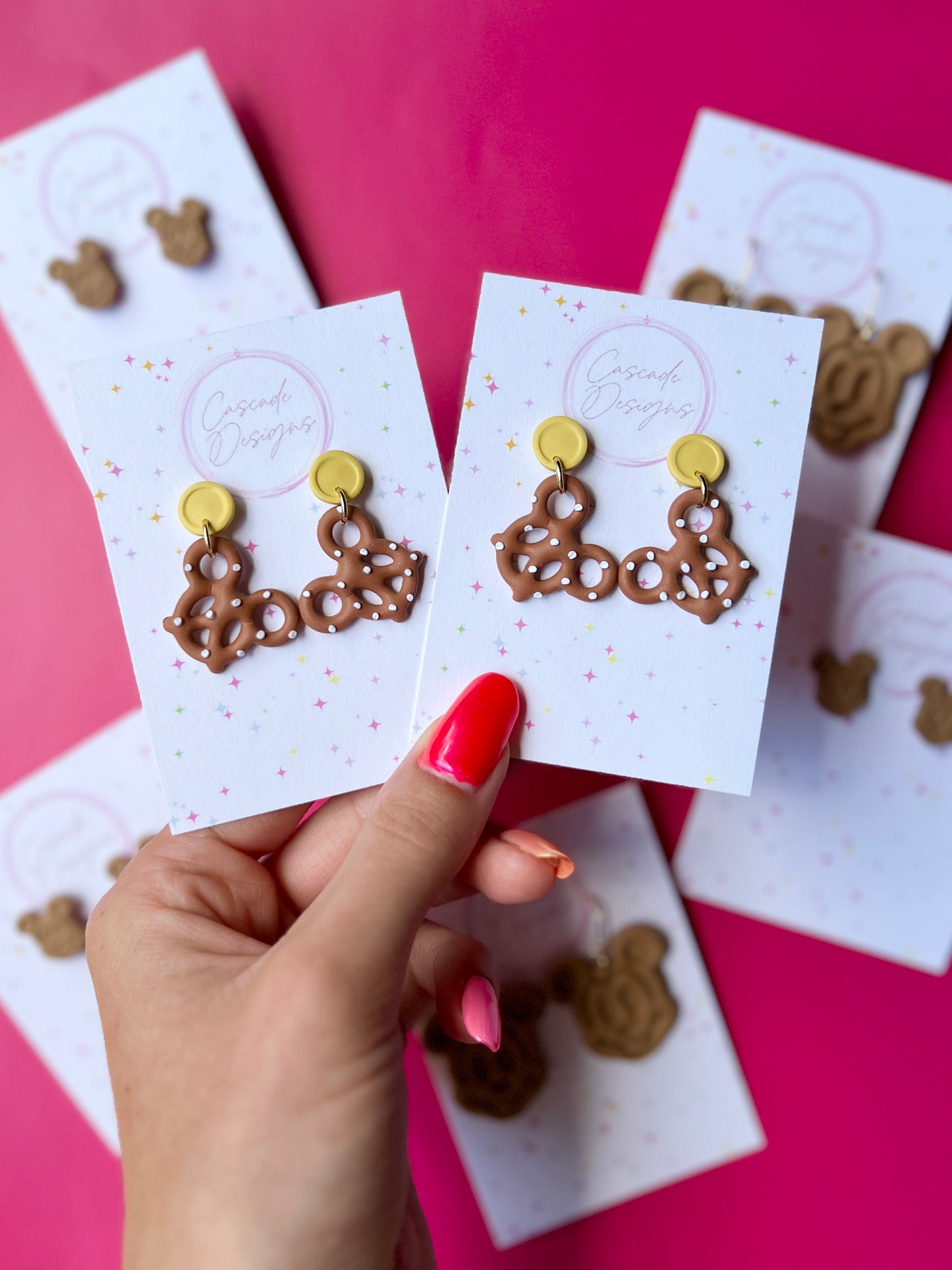 The Micki Snack | Magical Waffle and Pretzel Earrings