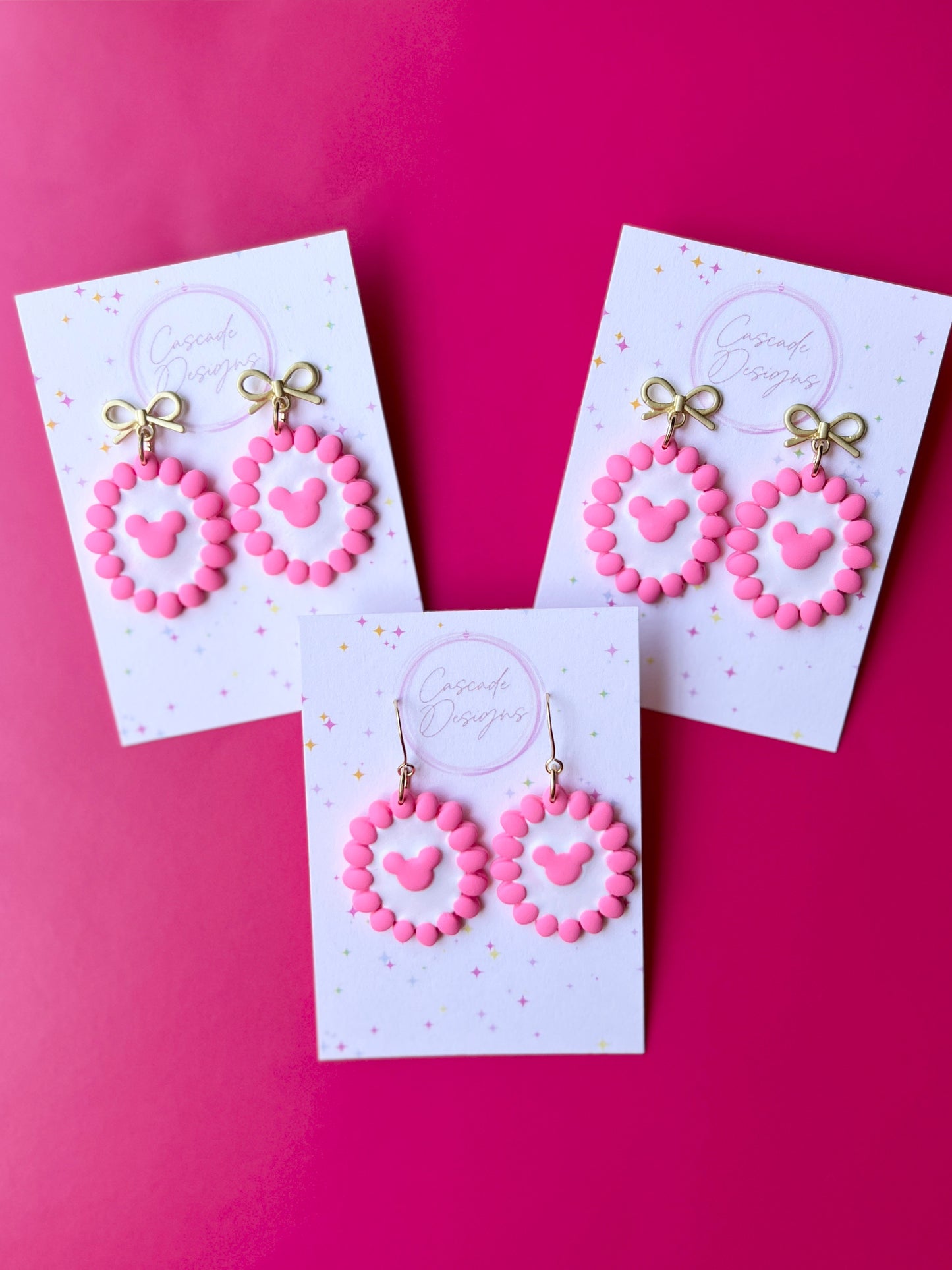 The Bubble Micki | Magical Pink Bubble Earrings