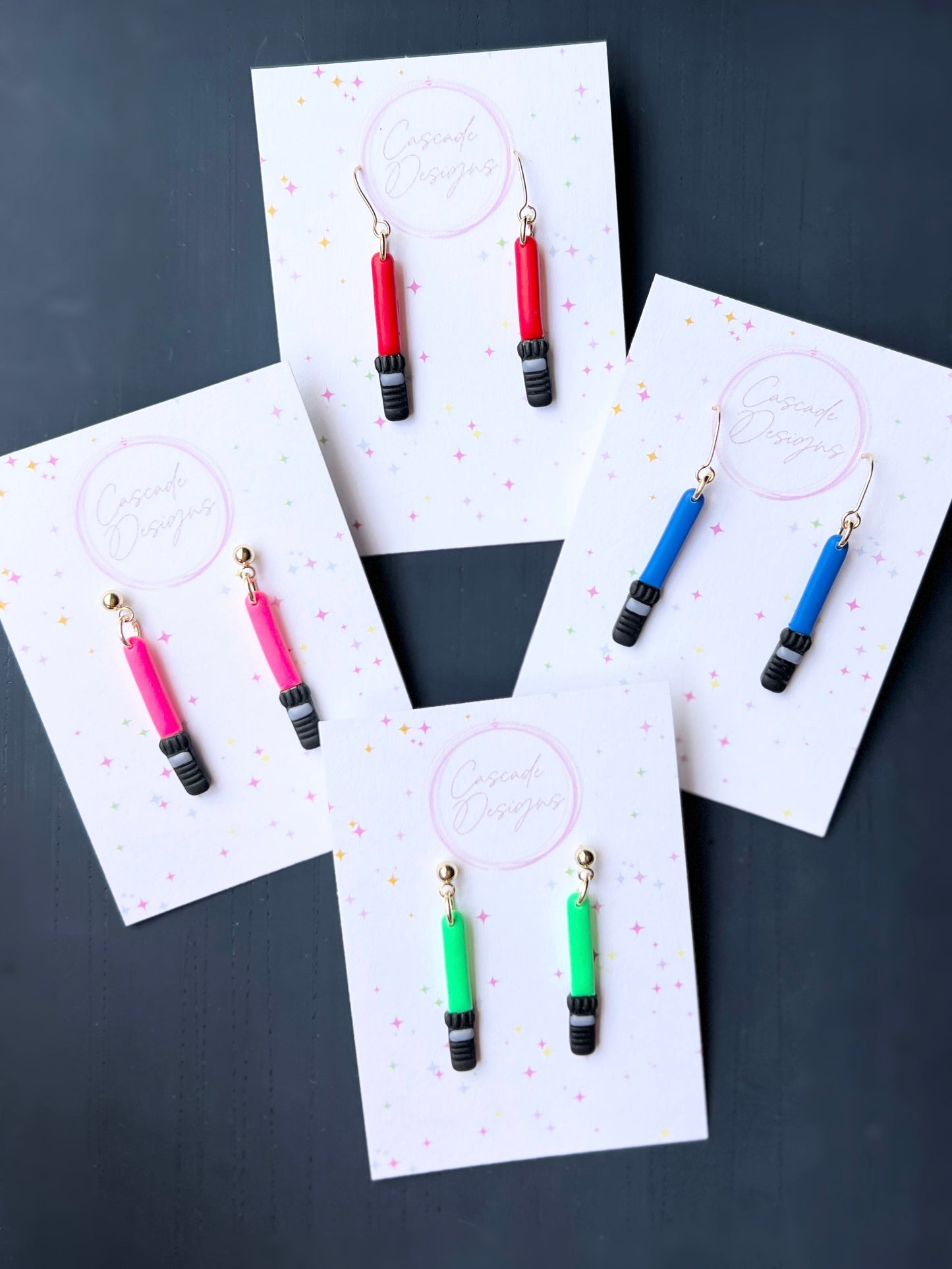 The Lightsaber | Magical Plasma Blade Earrings
