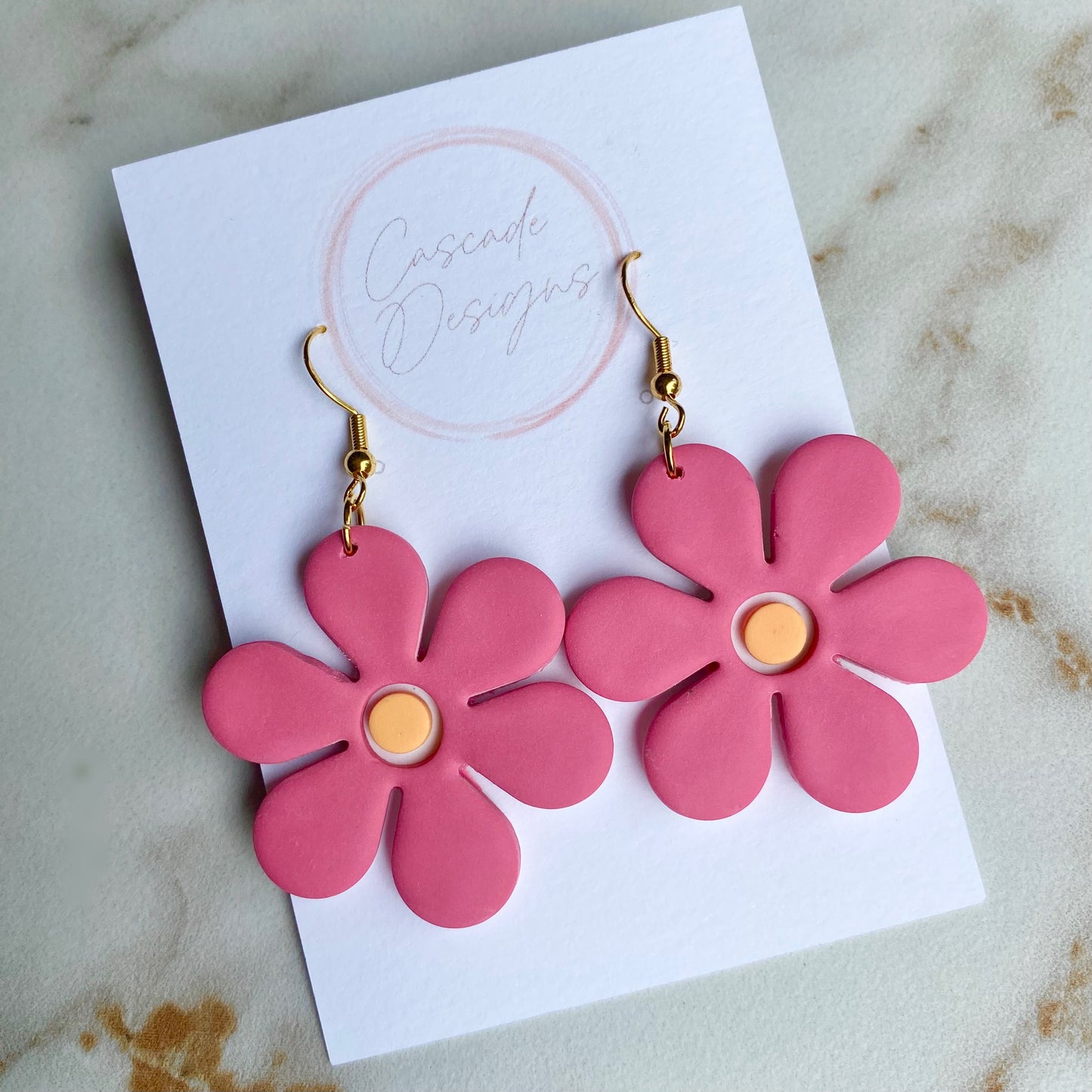 The Farrah | Flower Clay Earrings