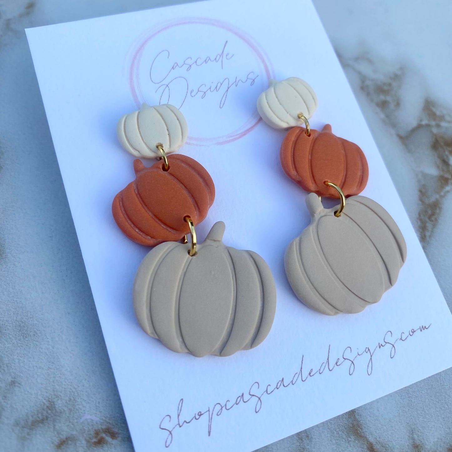 The Hallow | Pumpkin Clay Earrings