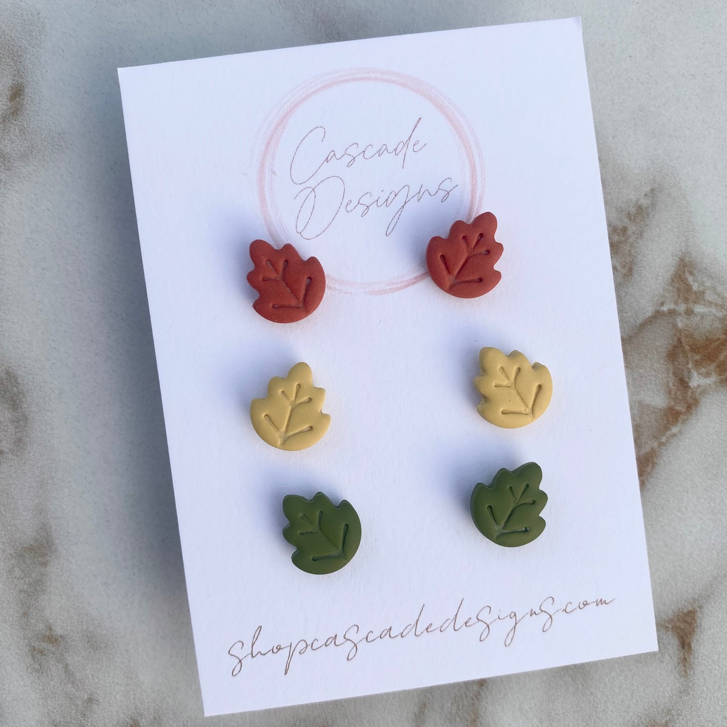 The Harvi | Assorted Fall Clay Earring Studs