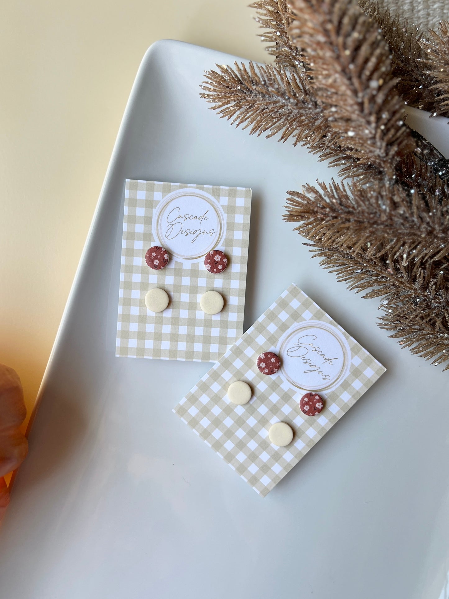 The Floral Stud Set | Fall Earring Studs - Set of 2