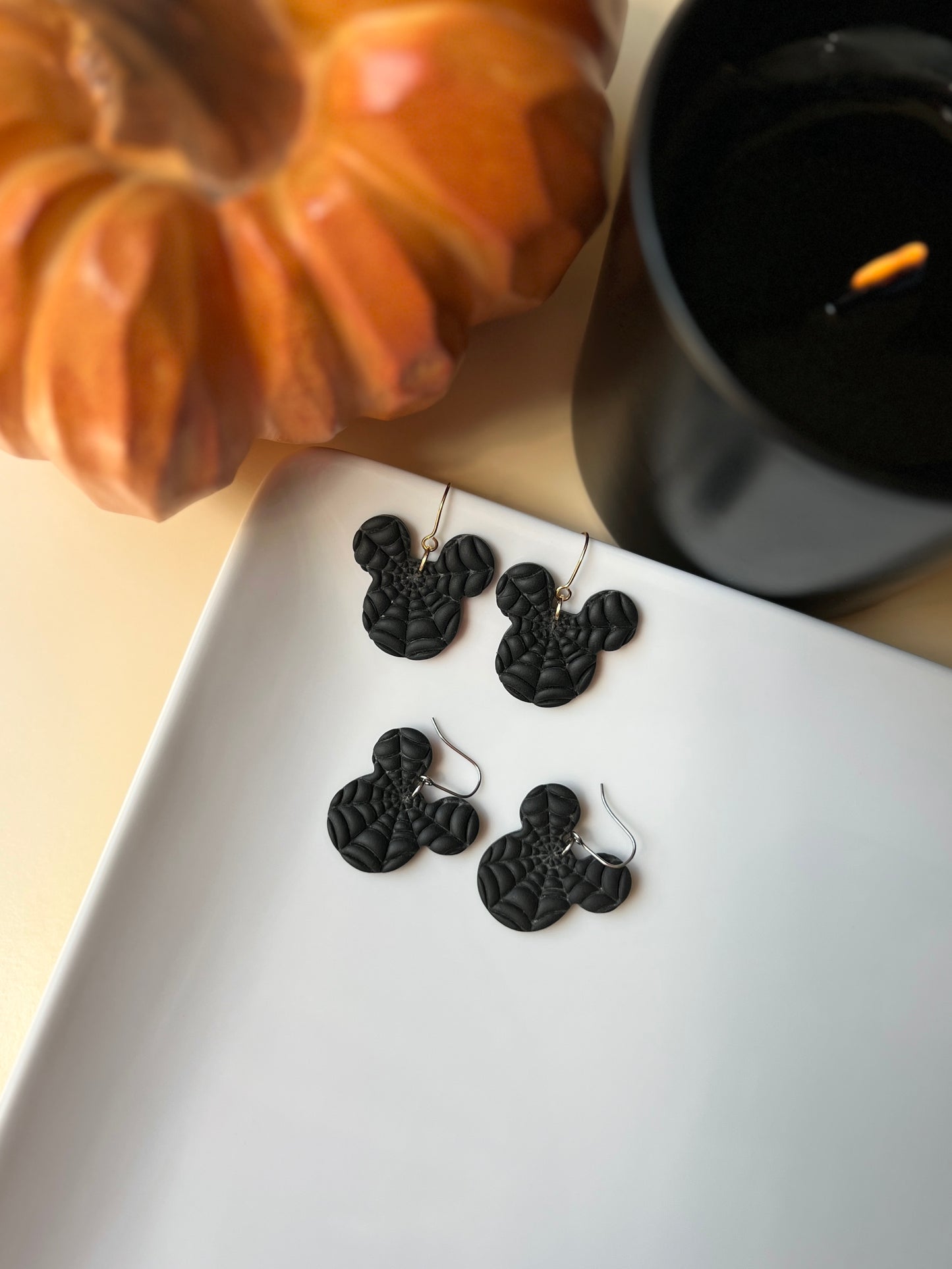 The Spooki Micki | Spider Web Earrings