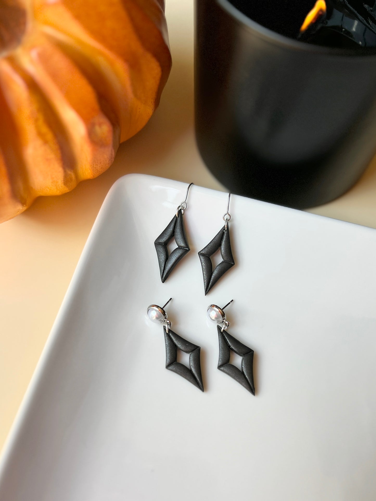 The Polaris | Shimmery Fall Star Earrings