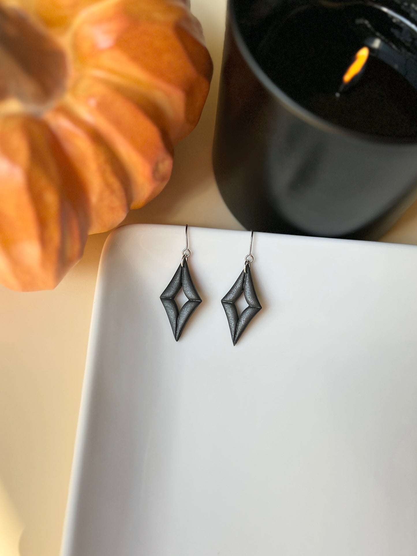 The Polaris | Shimmery Fall Star Earrings