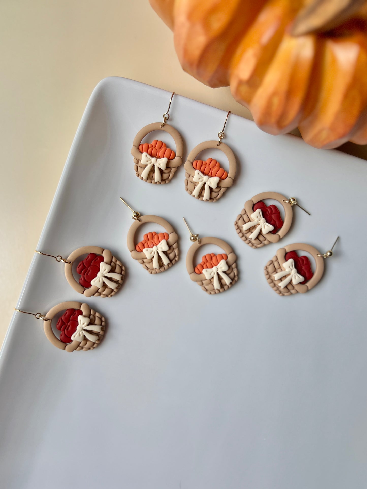 The Basket | Fall Basket Earrings