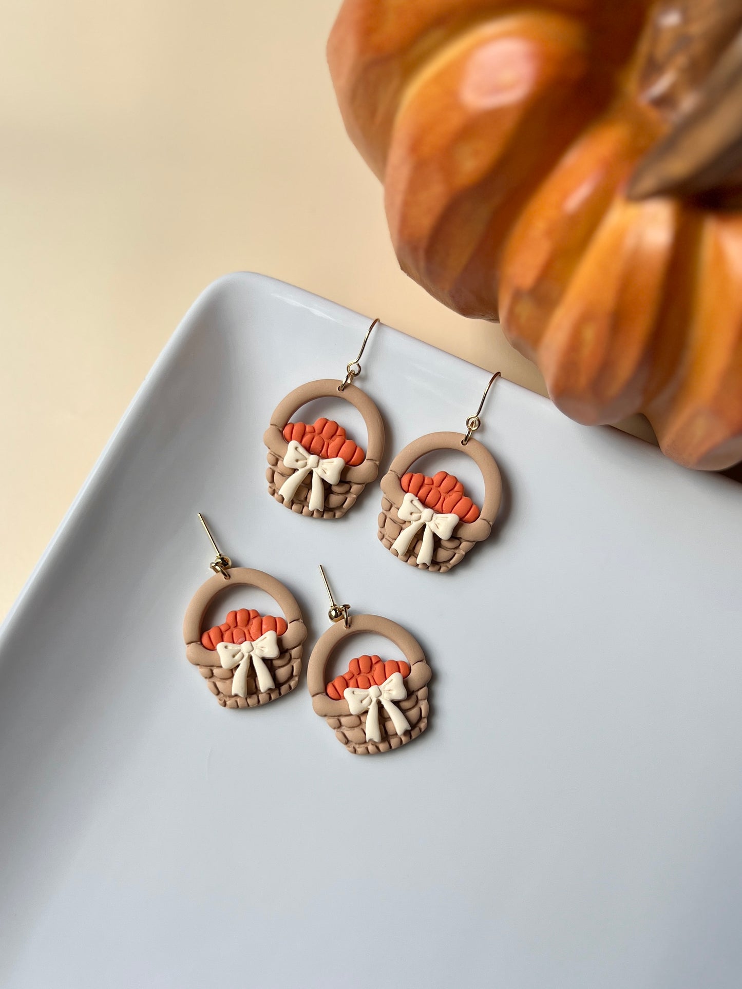 The Basket | Fall Basket Earrings