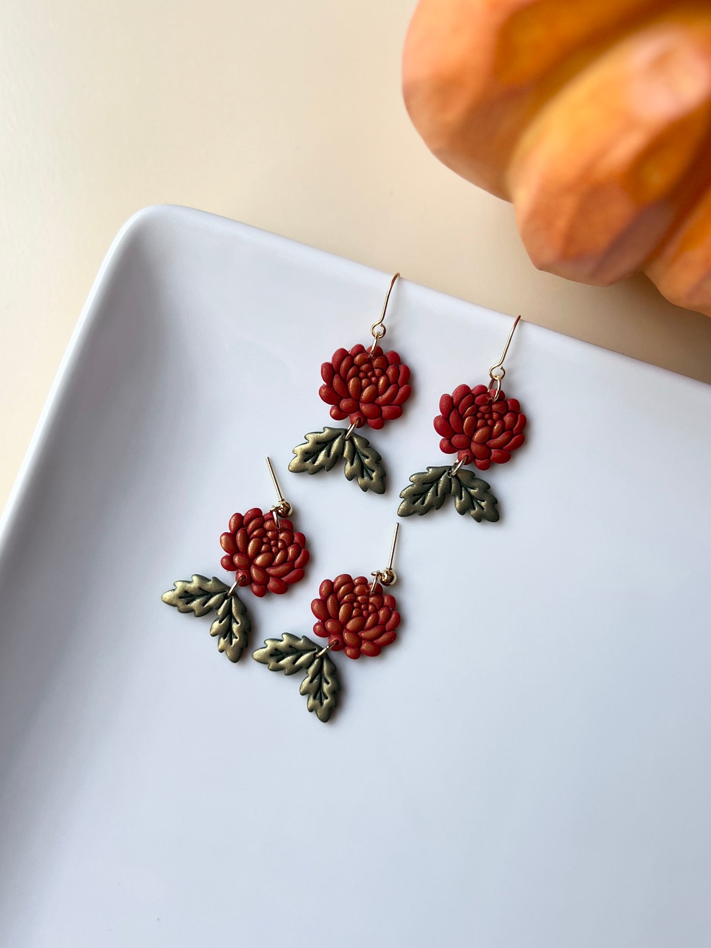 The Marigold | Fall Flower Earrings