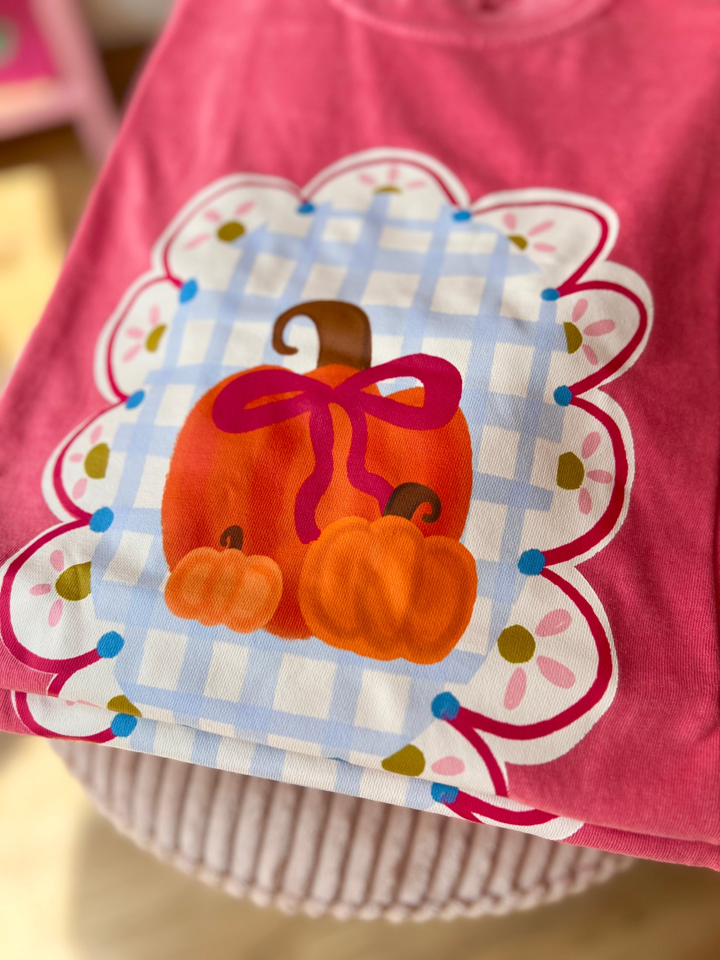Scalloped Pumpkin Tee