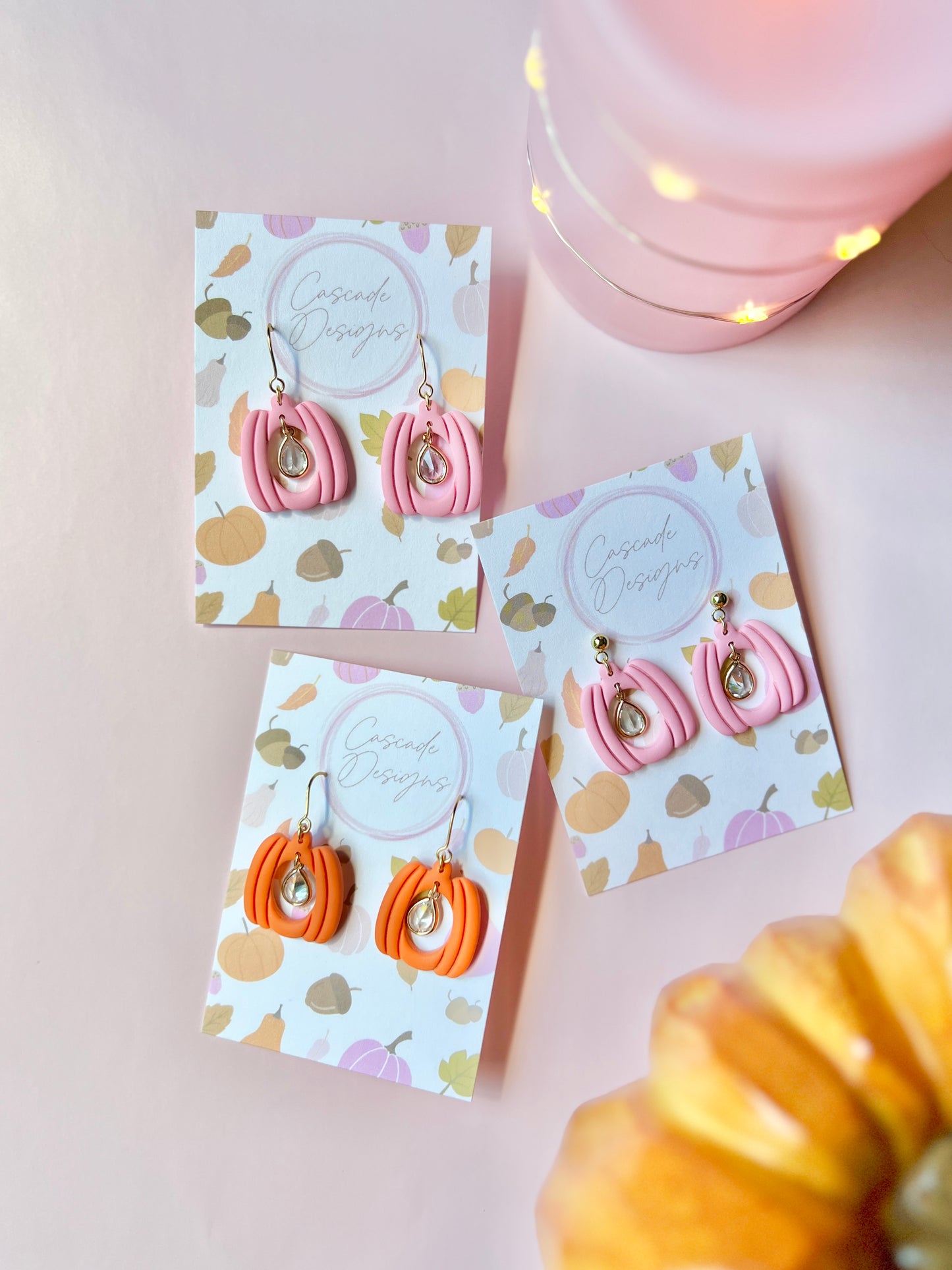 The Hallow Pumpkin | Crystal Pumpkin Earrings