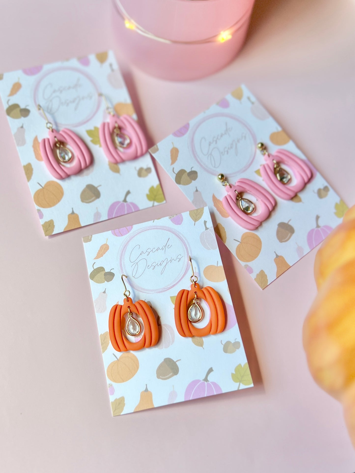 The Hallow Pumpkin | Crystal Pumpkin Earrings